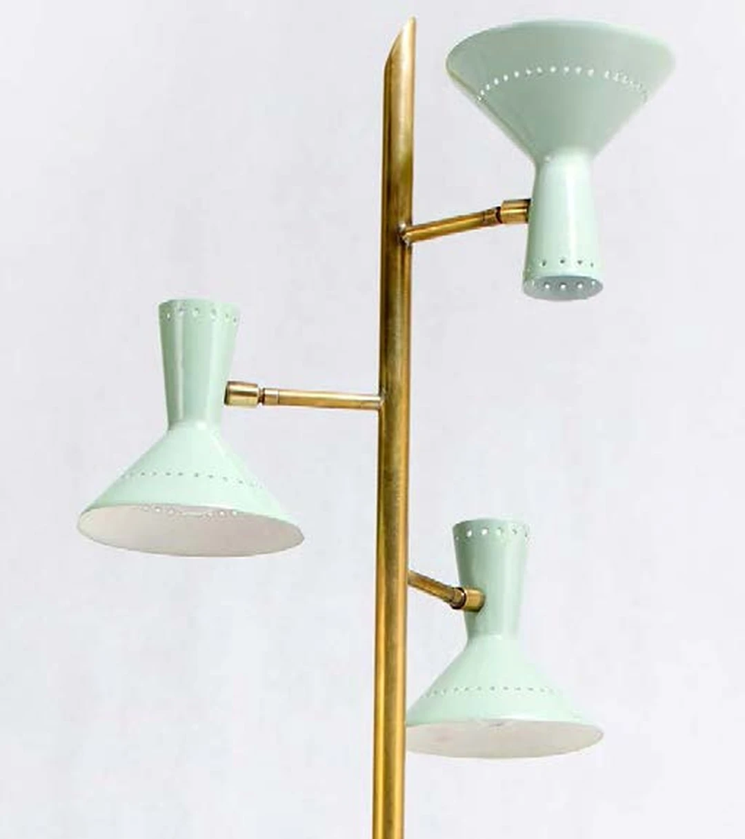 Vintage 3-Shade Floor Lamp - 2