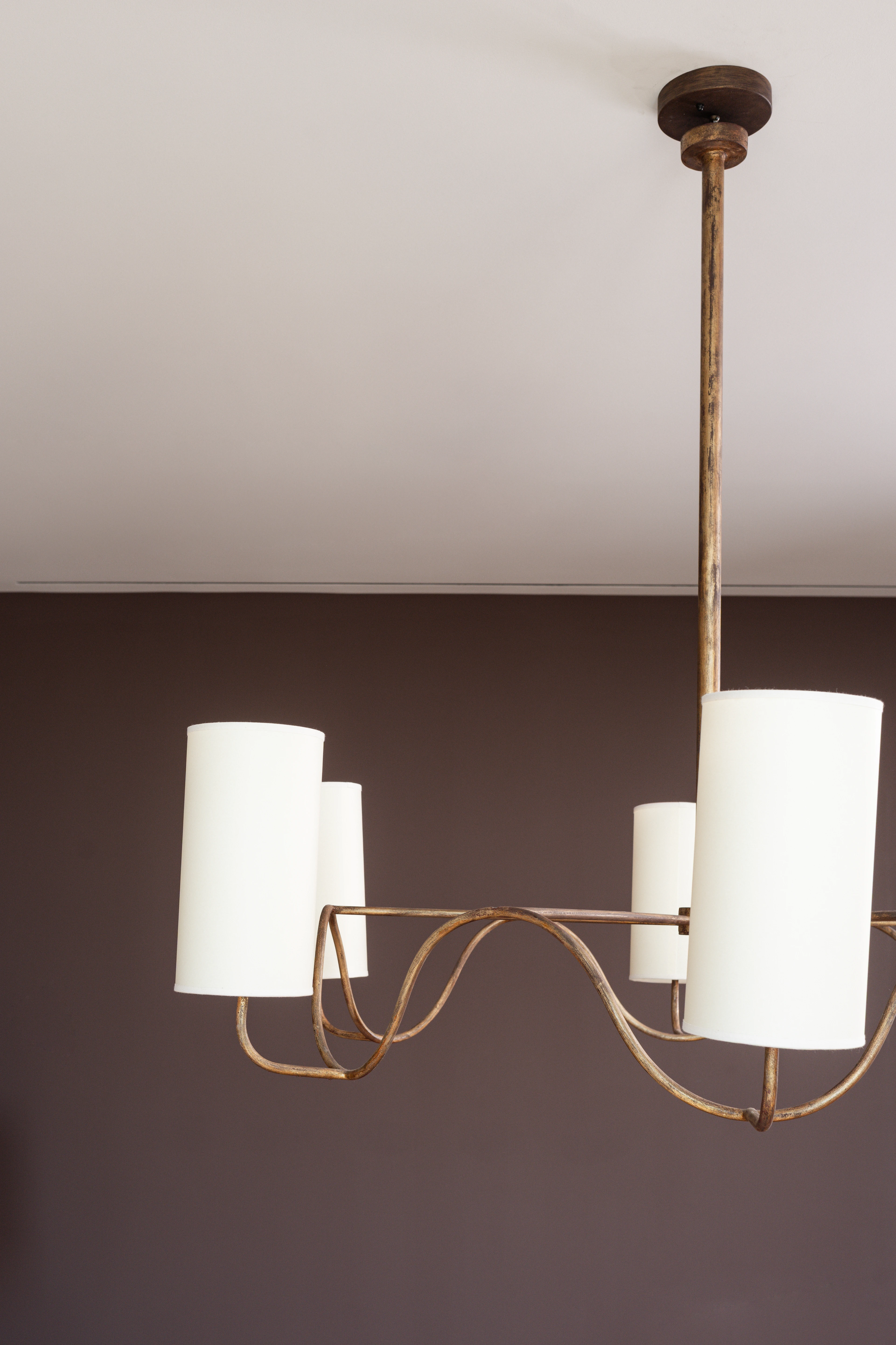 "Ondulation" Six-Light Chandelier - 4