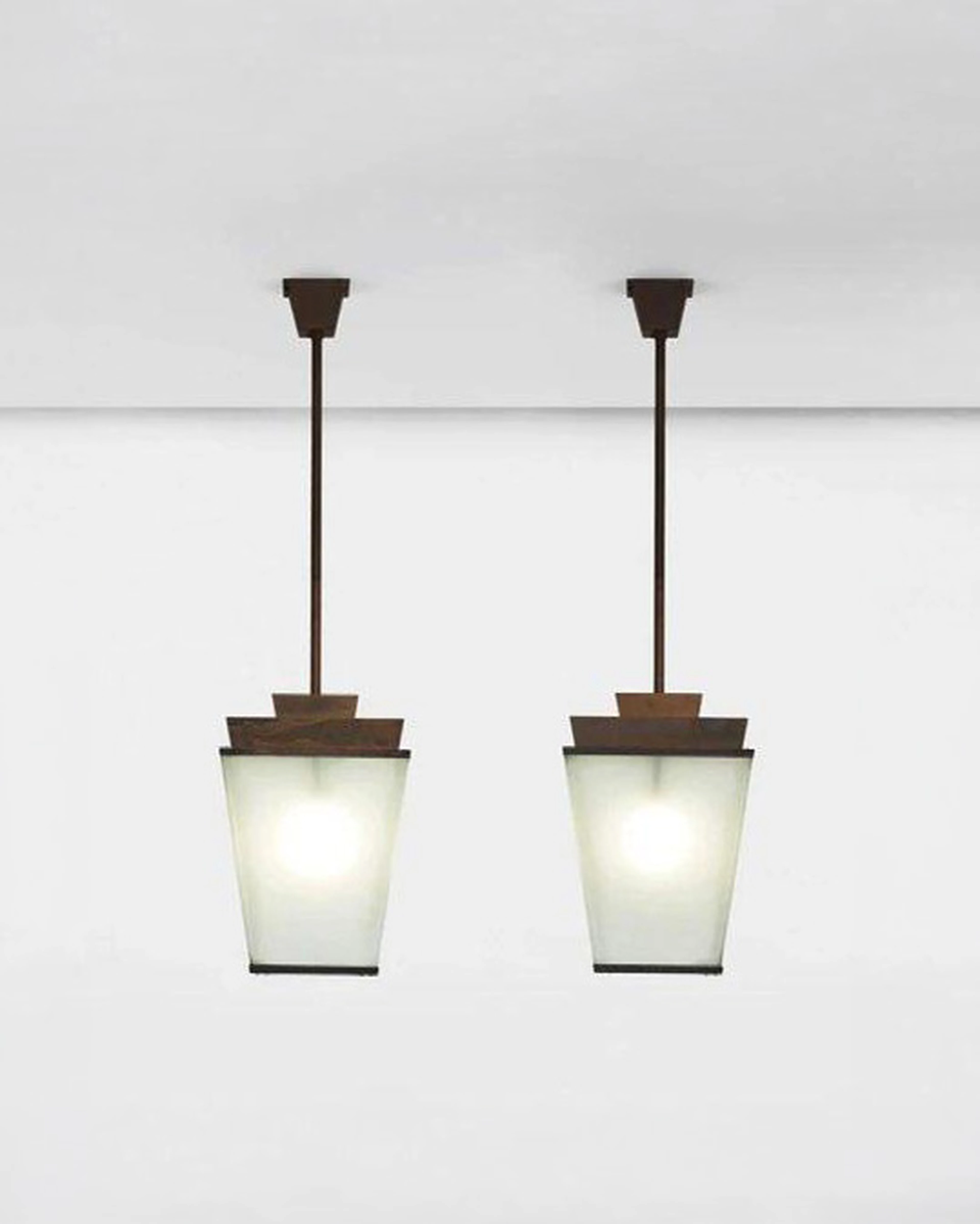Pair of Monumental Lanterns