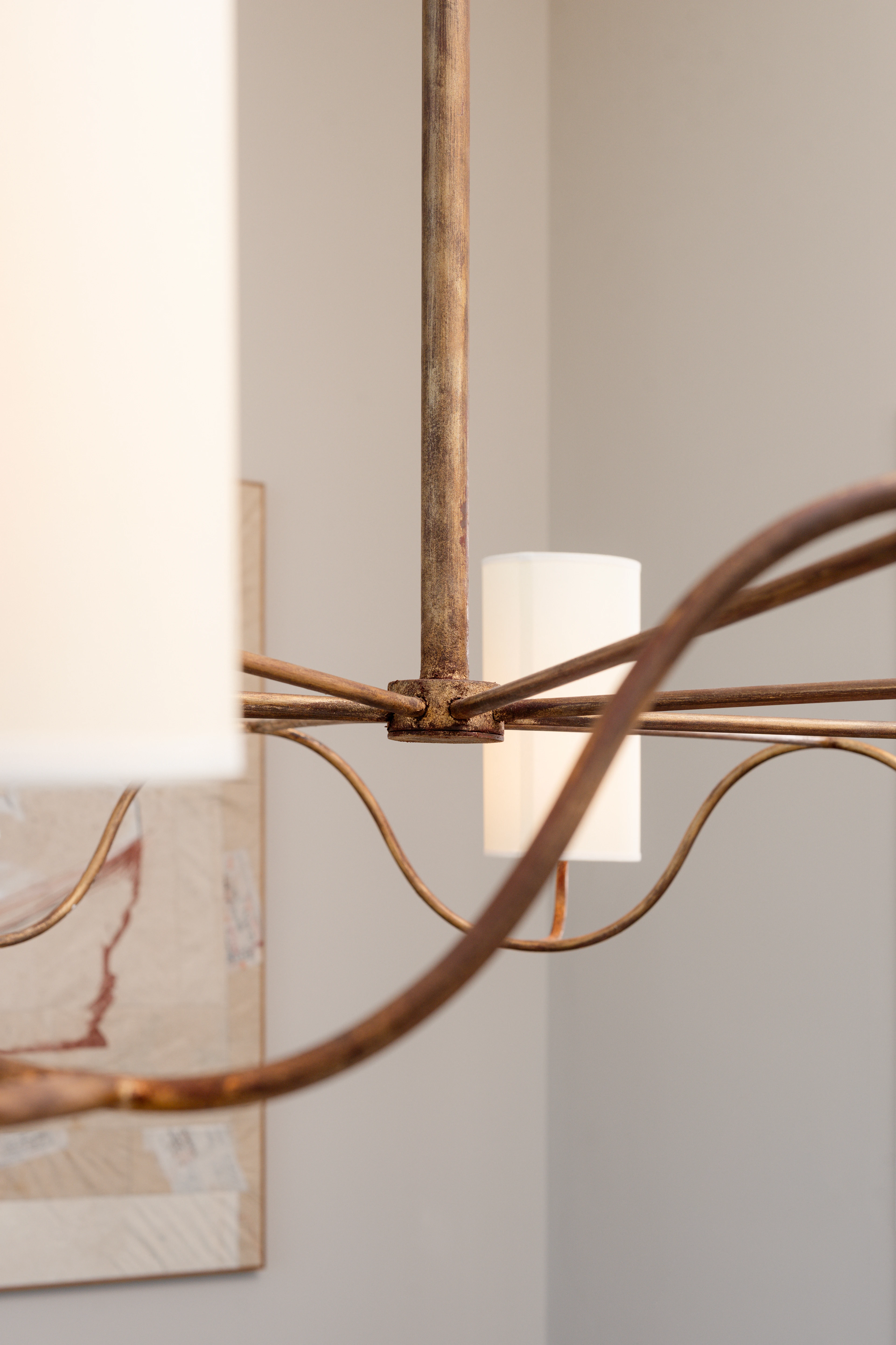 "Ondulation" Eight-Light Chandelier - 2