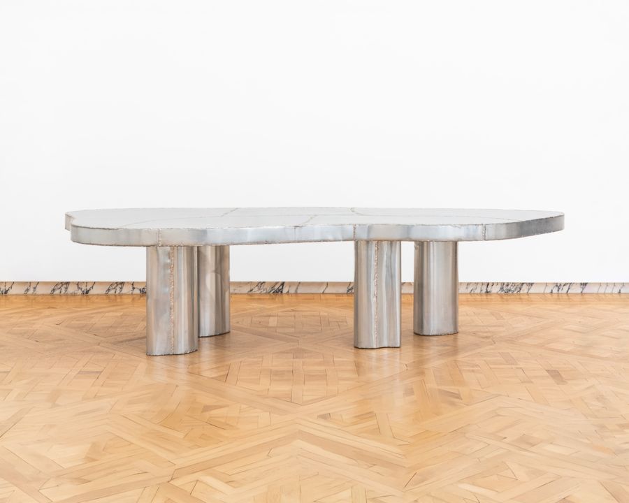 Soldered Zinc Dining Table
