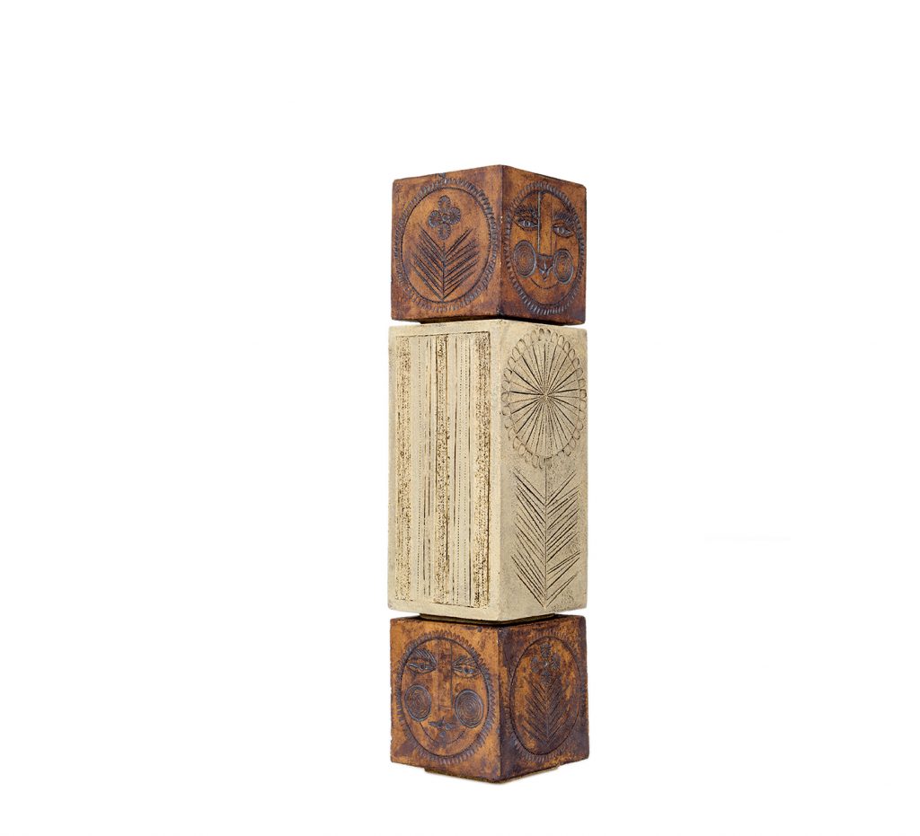 Ceramic totem - 3
