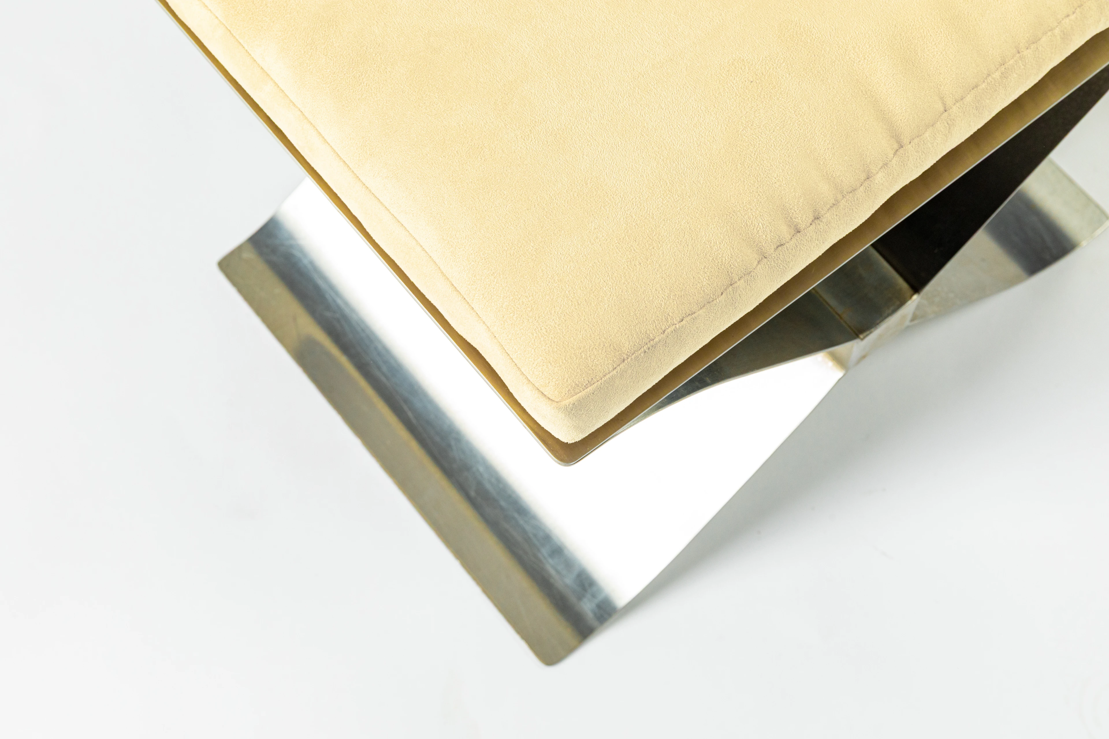 Pair of Stainless Steel Stools  - 5