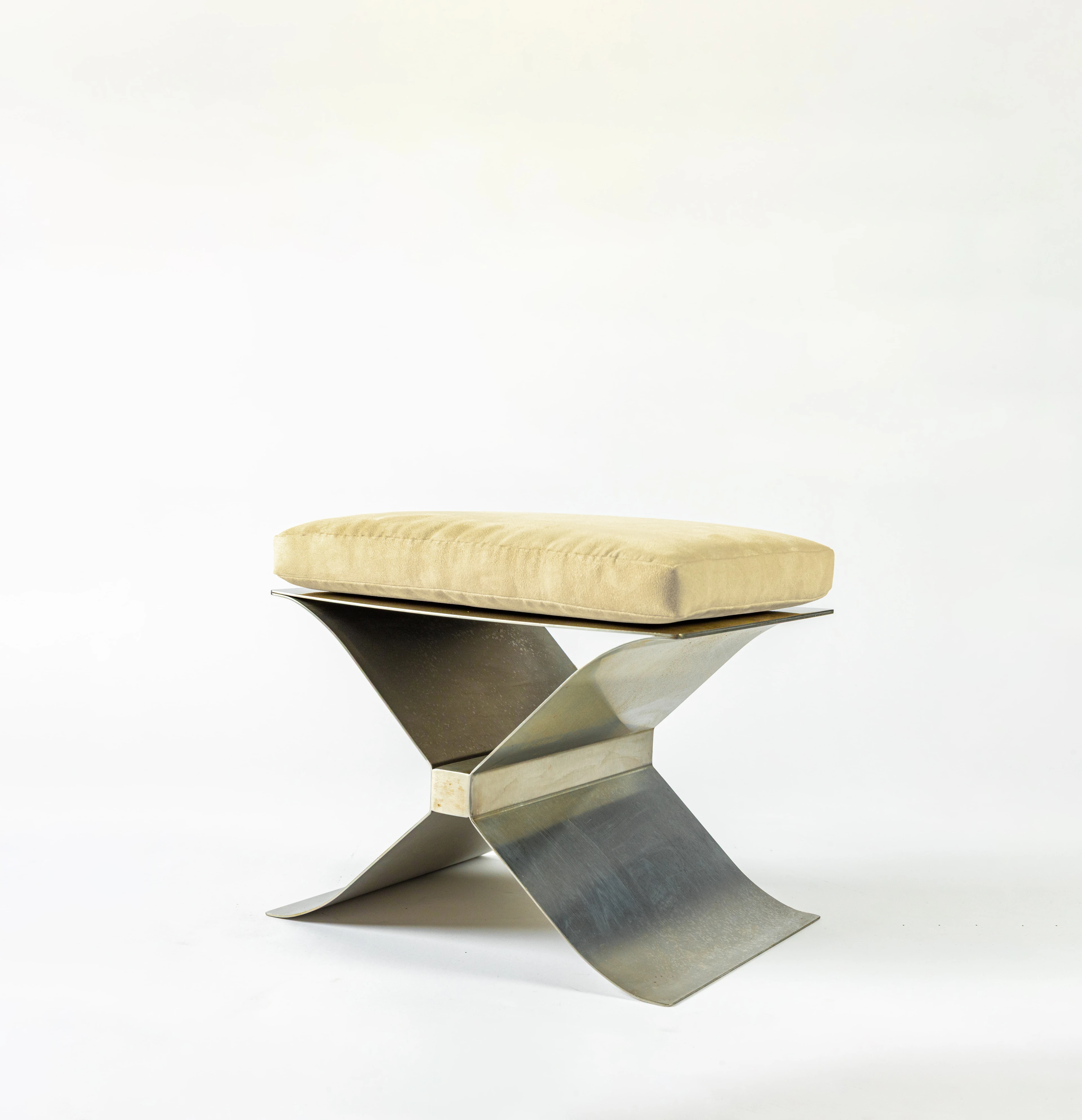Pair of Stainless Steel Stools  - 4