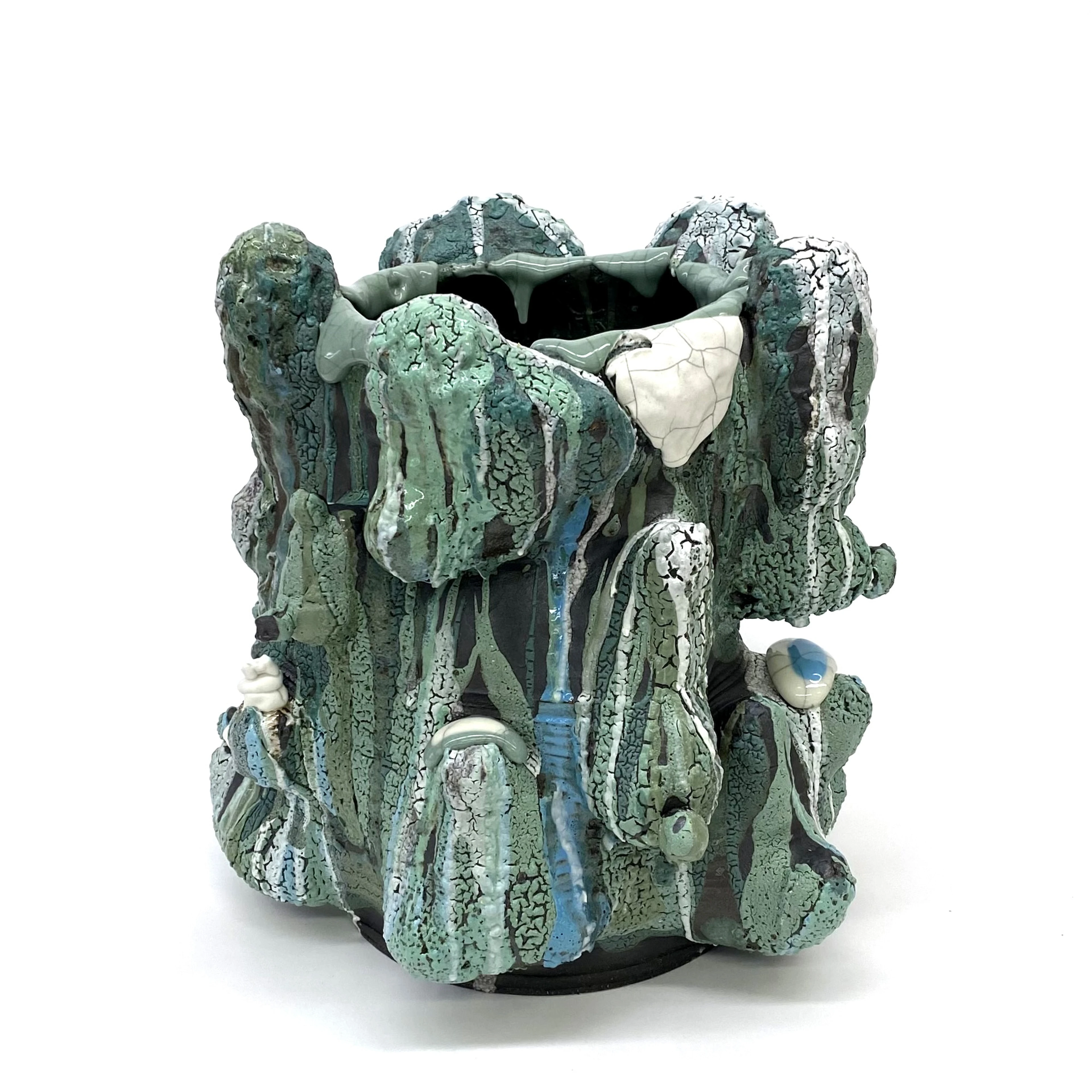 Cave Vessel: Green Malachite