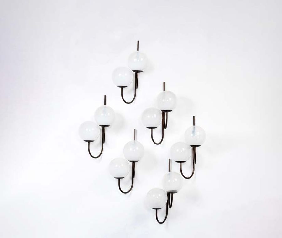 Set of Six Wall Lights