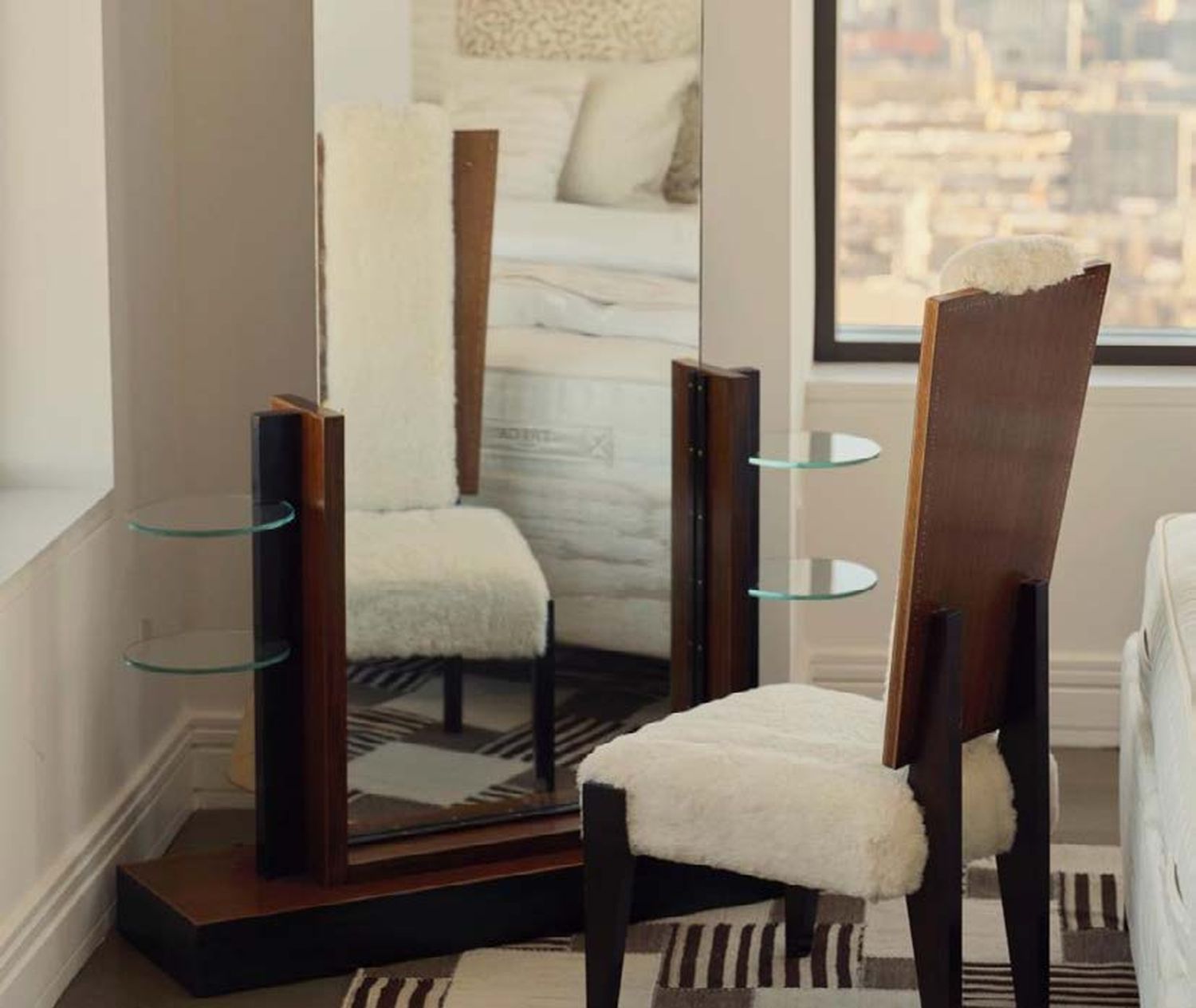 Psyche Mirror and Chair