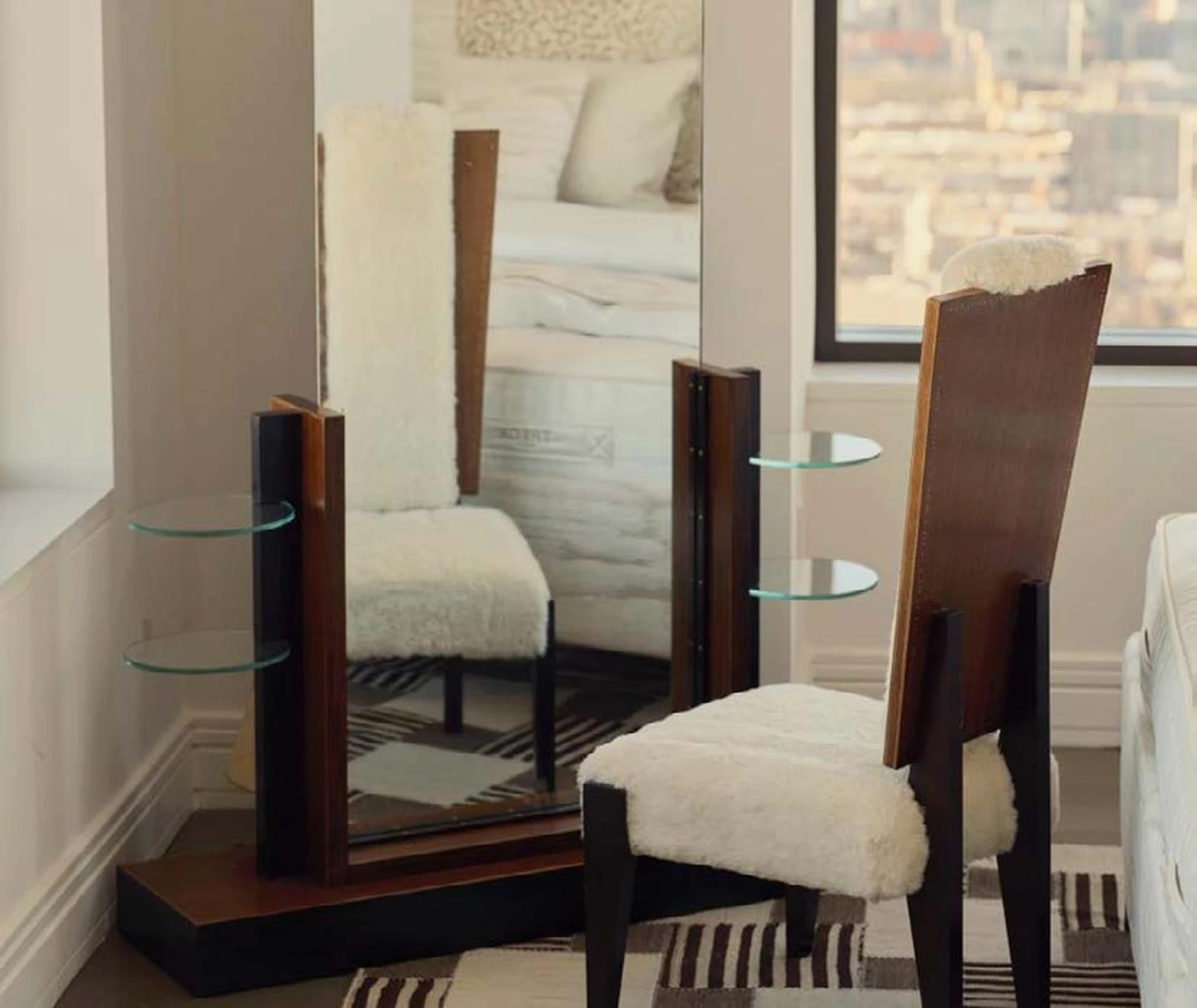 Psyche Mirror and Chair