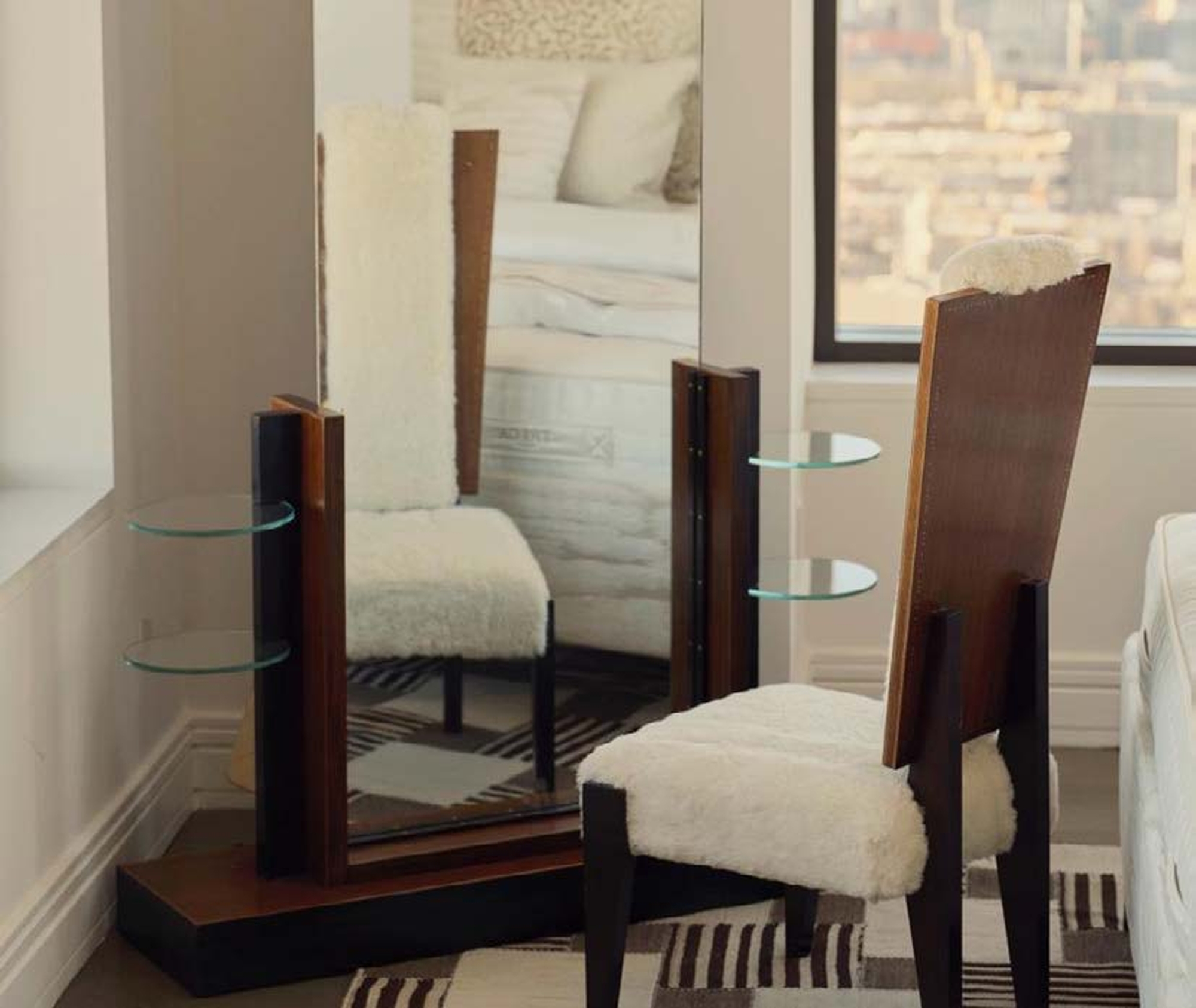 Psyche Mirror and Chair