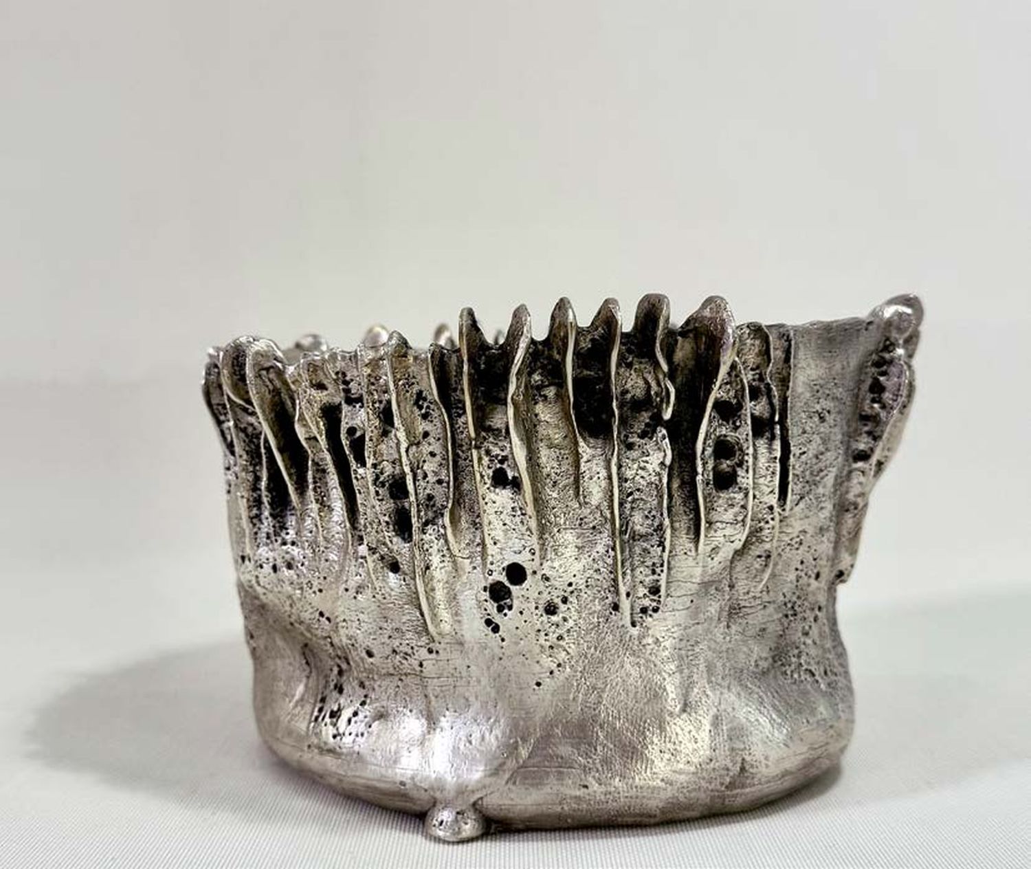 'Pezziza Argentum Mini' Cast Bronze