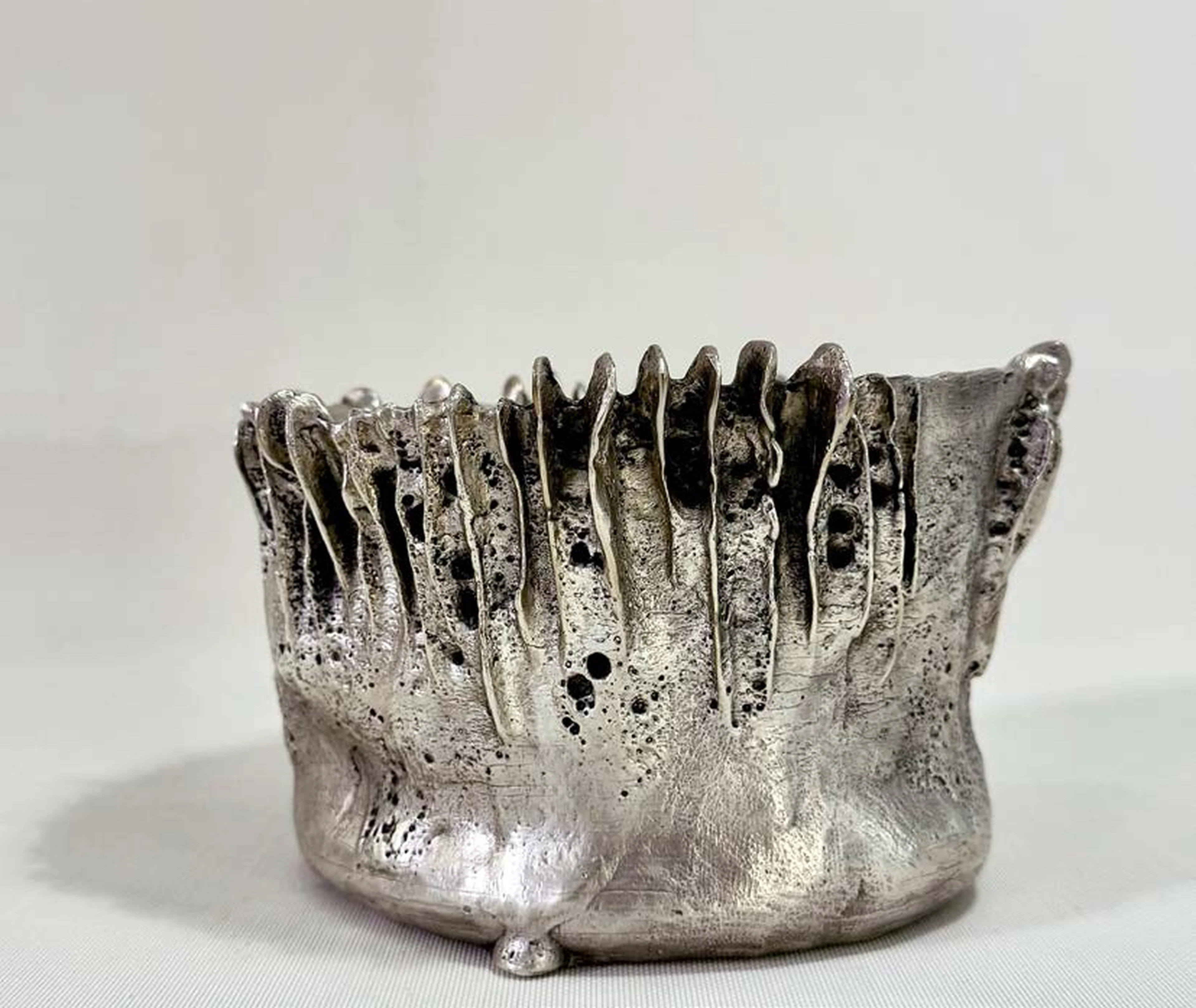 'Pezziza Argentum Mini' Cast Bronze