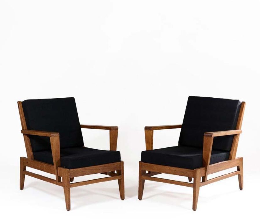 Pair of Low Armchairs
