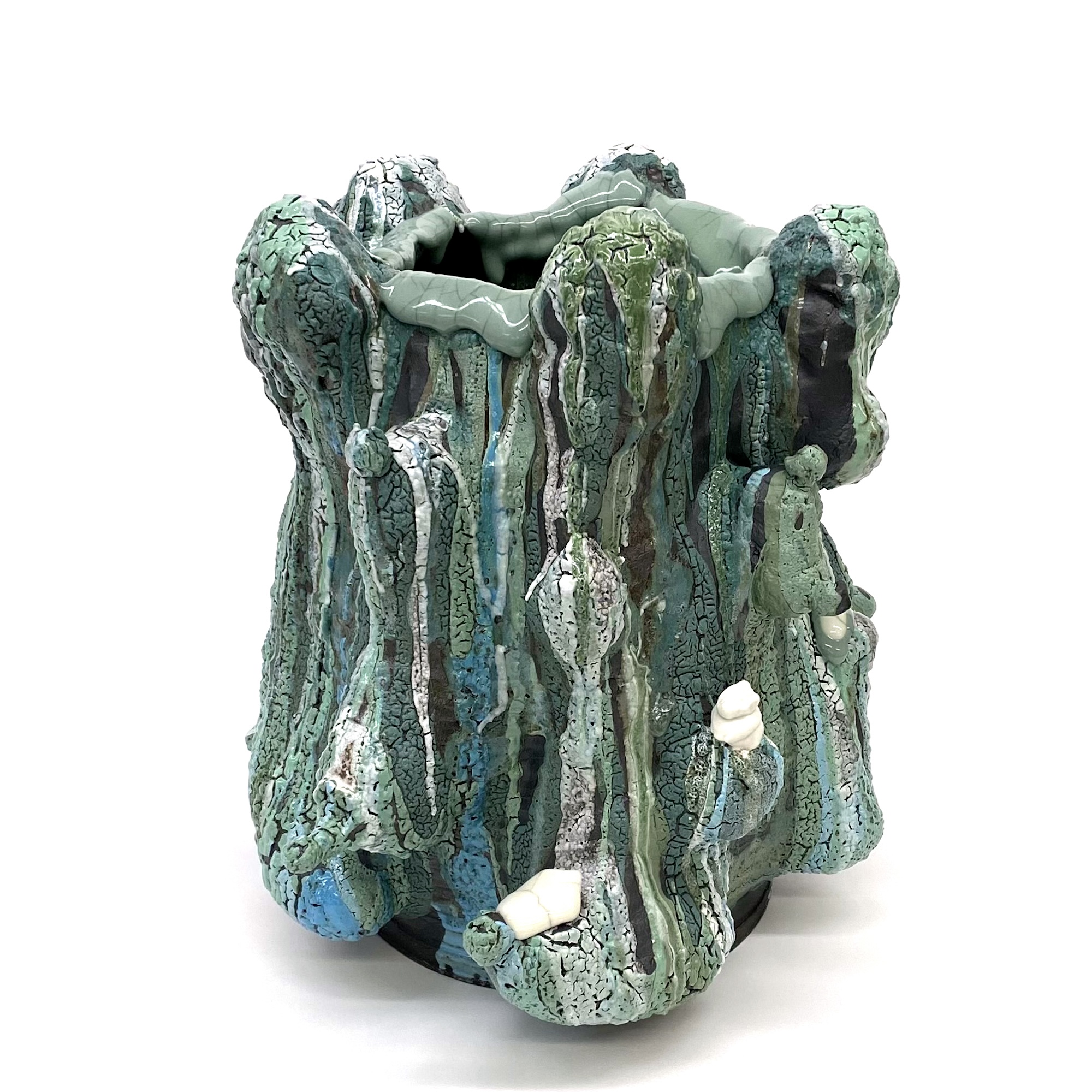 Cave Vessel: Green Malachite - 2