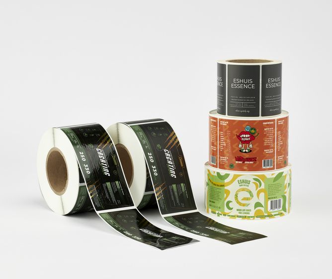 WEBSHOP - zelfklevend etiket - kunststof- Eshuis - alle kunststof etiketten