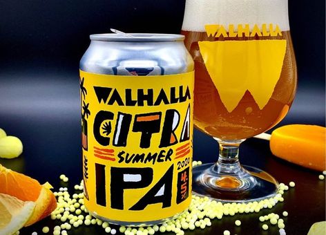 bier etiket ontwerp walhalla