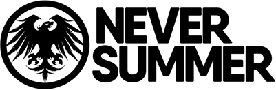 Never Summer snowboards logo