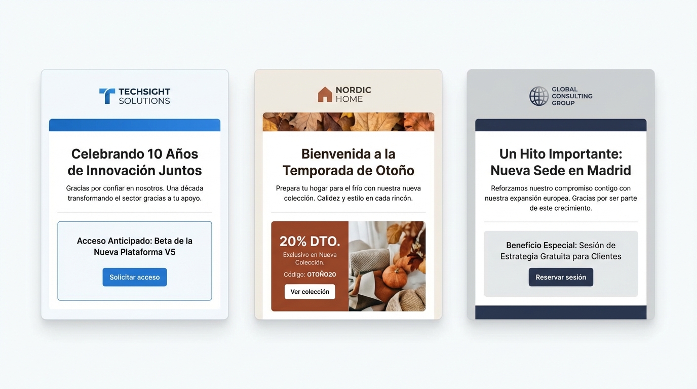 Campañas para fechas señaladas