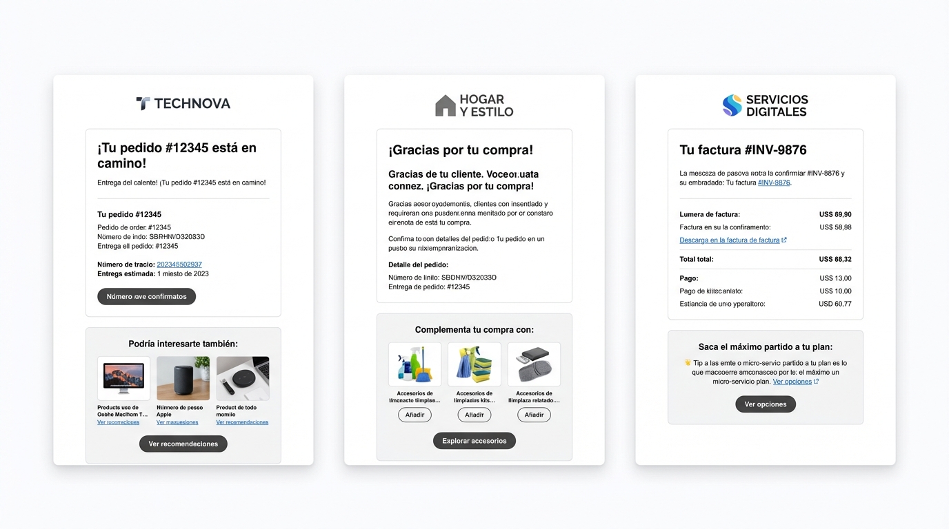 Campañas transaccionales mejoradas (con marketing añadido)