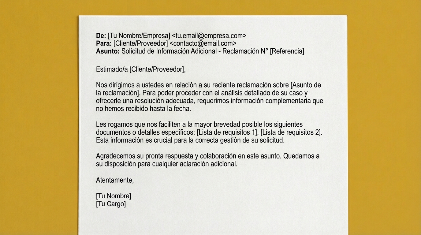 Carta de pedido o de reclamo
