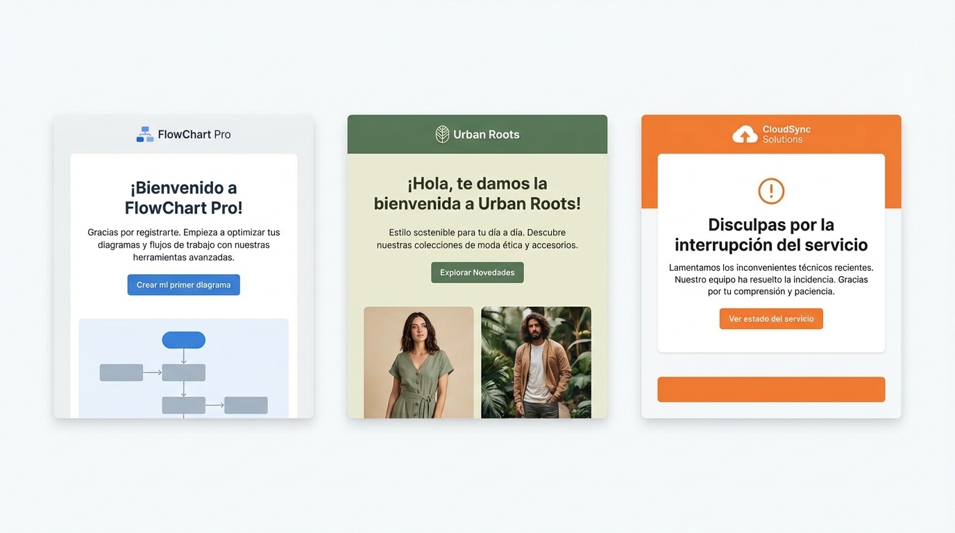Campañas con emails de registro y bienvenida