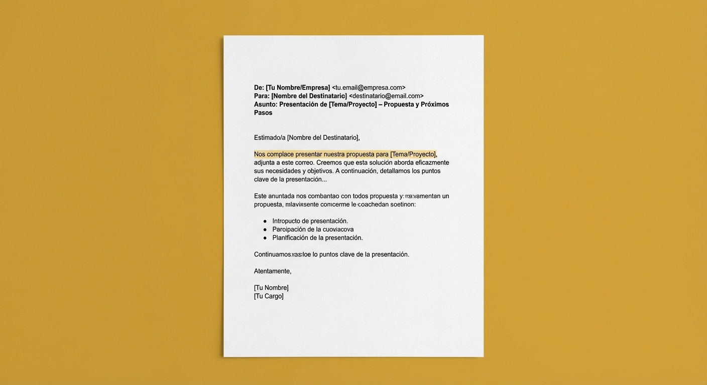 Carta de presentación