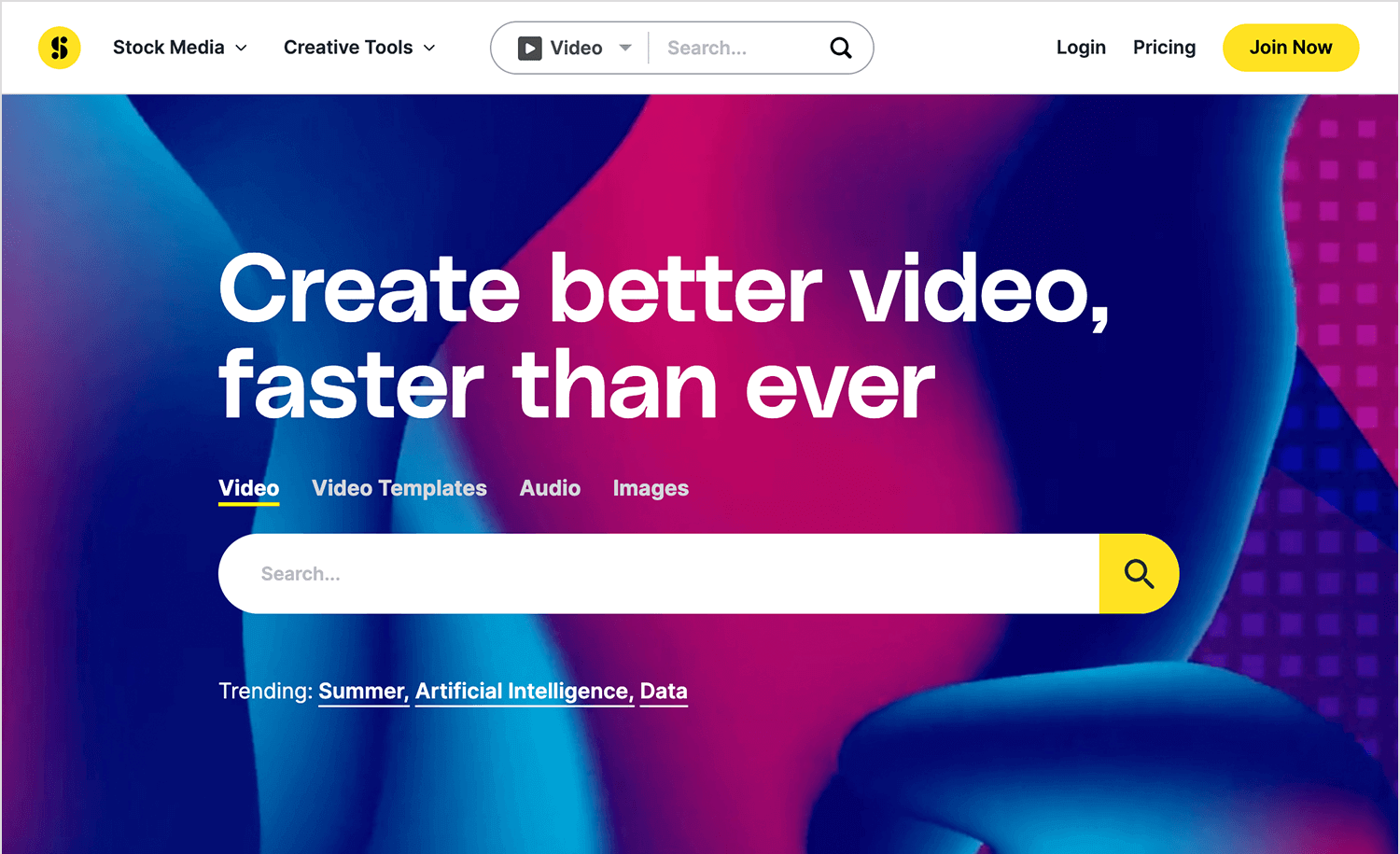Ejemplo de diseño visual limpio y enfocado