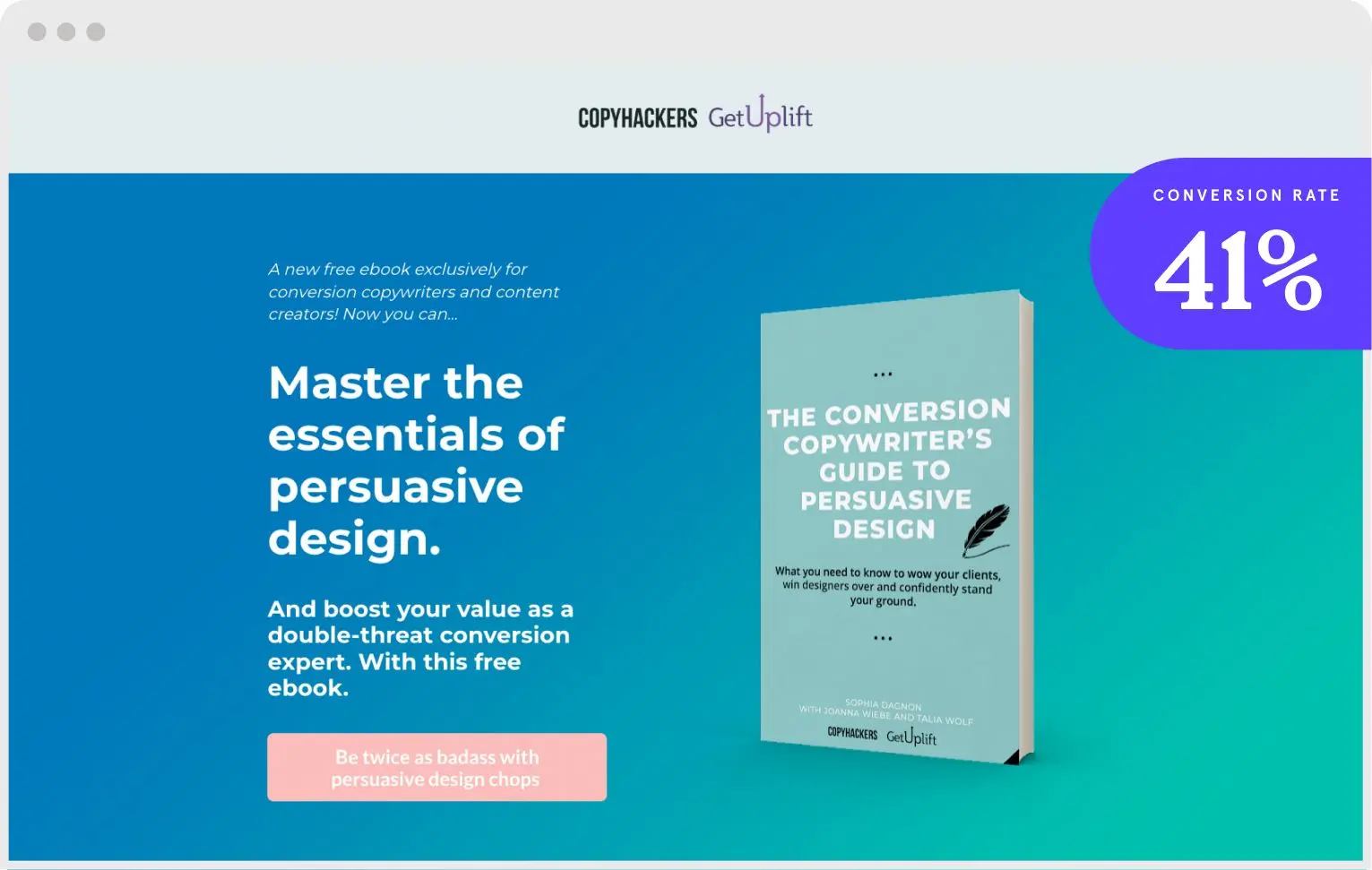 Ejemplo ebook landing page leadpages