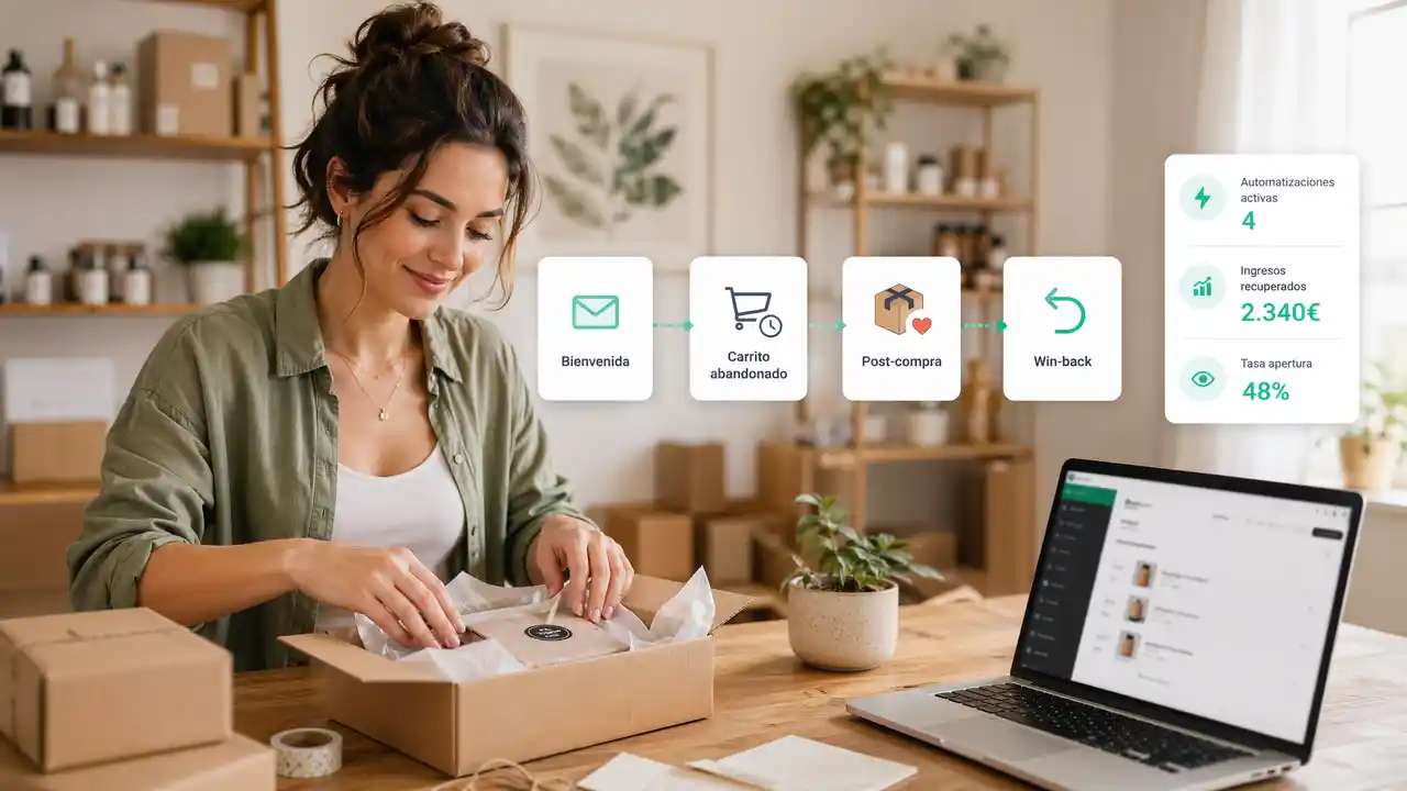 Email marketing para ecommerce pequeño: qué automatizaciones montar primero