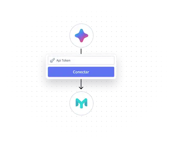 Interfaz de conexión mediante API Token entre Maia y una herramienta externa compatible con protocolo MCP