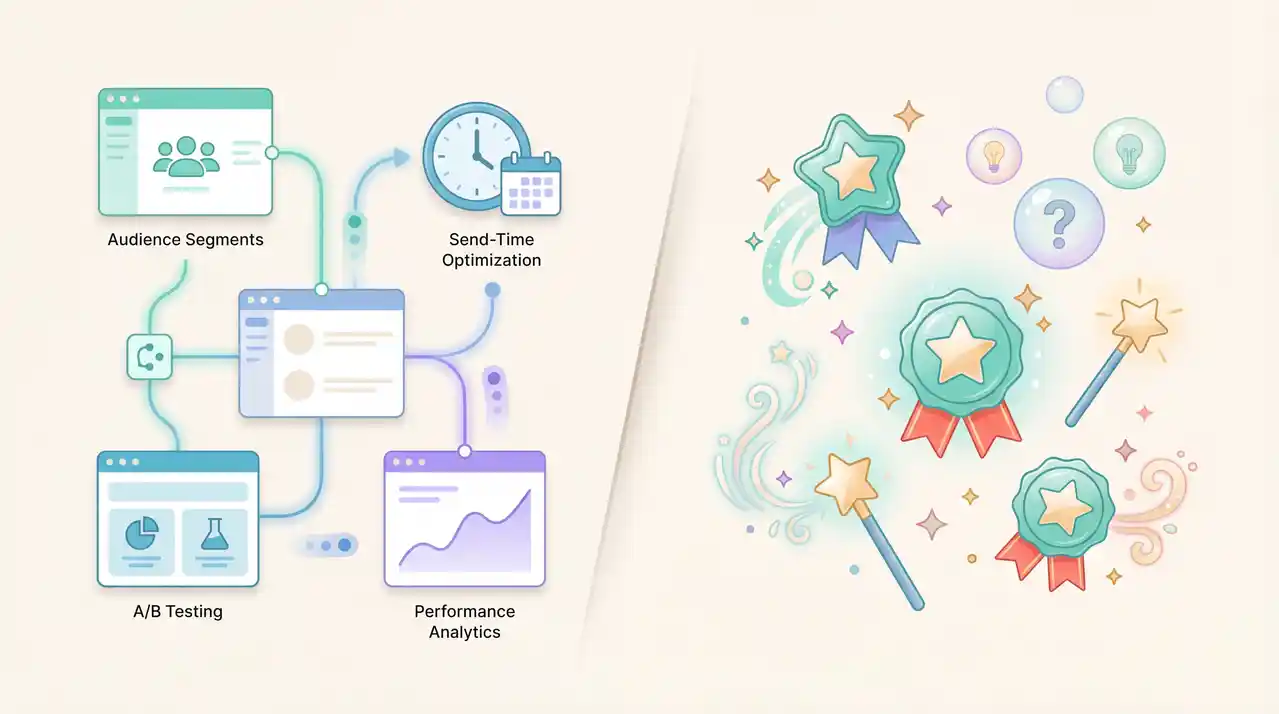 IA útil vs IA cosmética en herramientas de email marketing