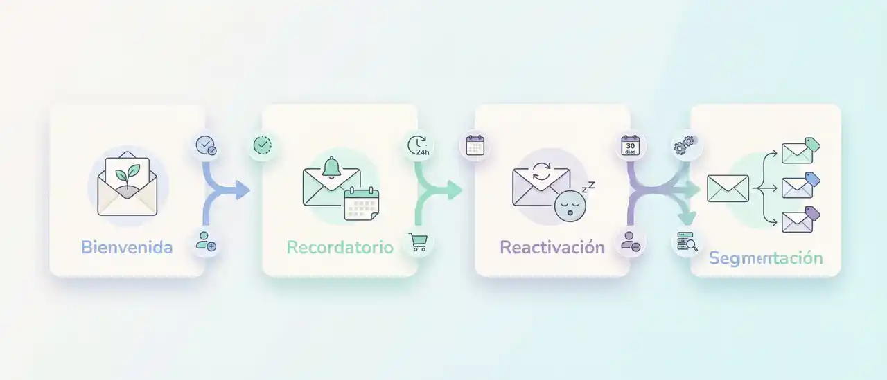 Qué automatizaciones de email marketing sí merecen la pena en una pyme pequeña