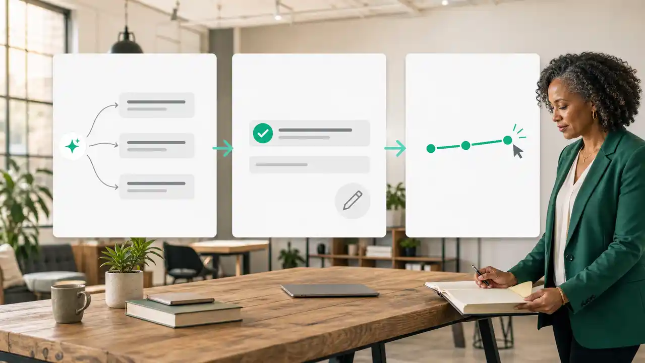 Flujo para generar, revisar y medir asuntos de email con inteligencia artificial.