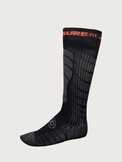 Black/Grey/Orange SUREfit Ski Sock