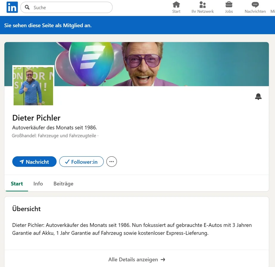 Dieter Pichler LinkedIn
