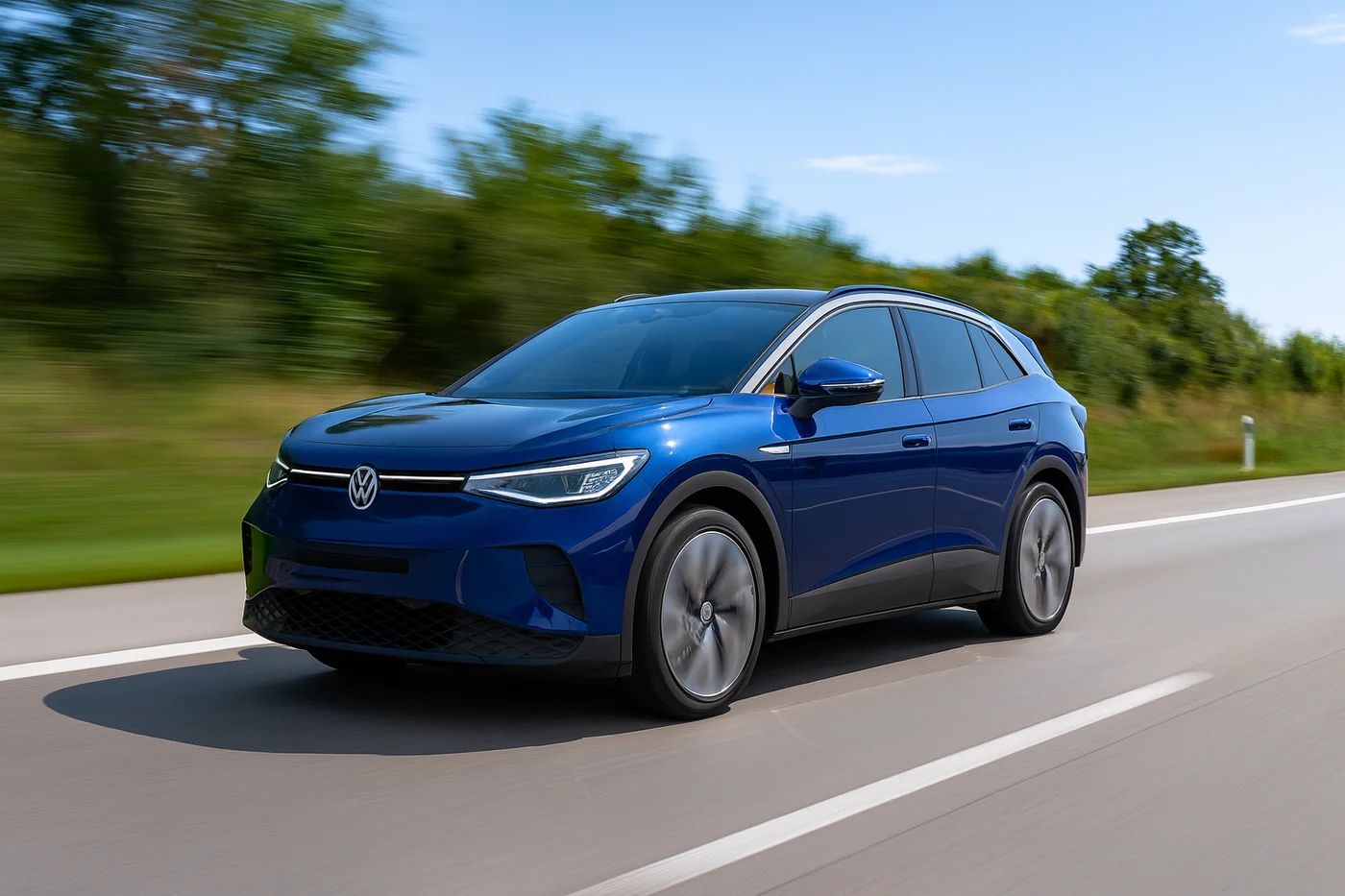 VW ID4 Reichweite Autobahn