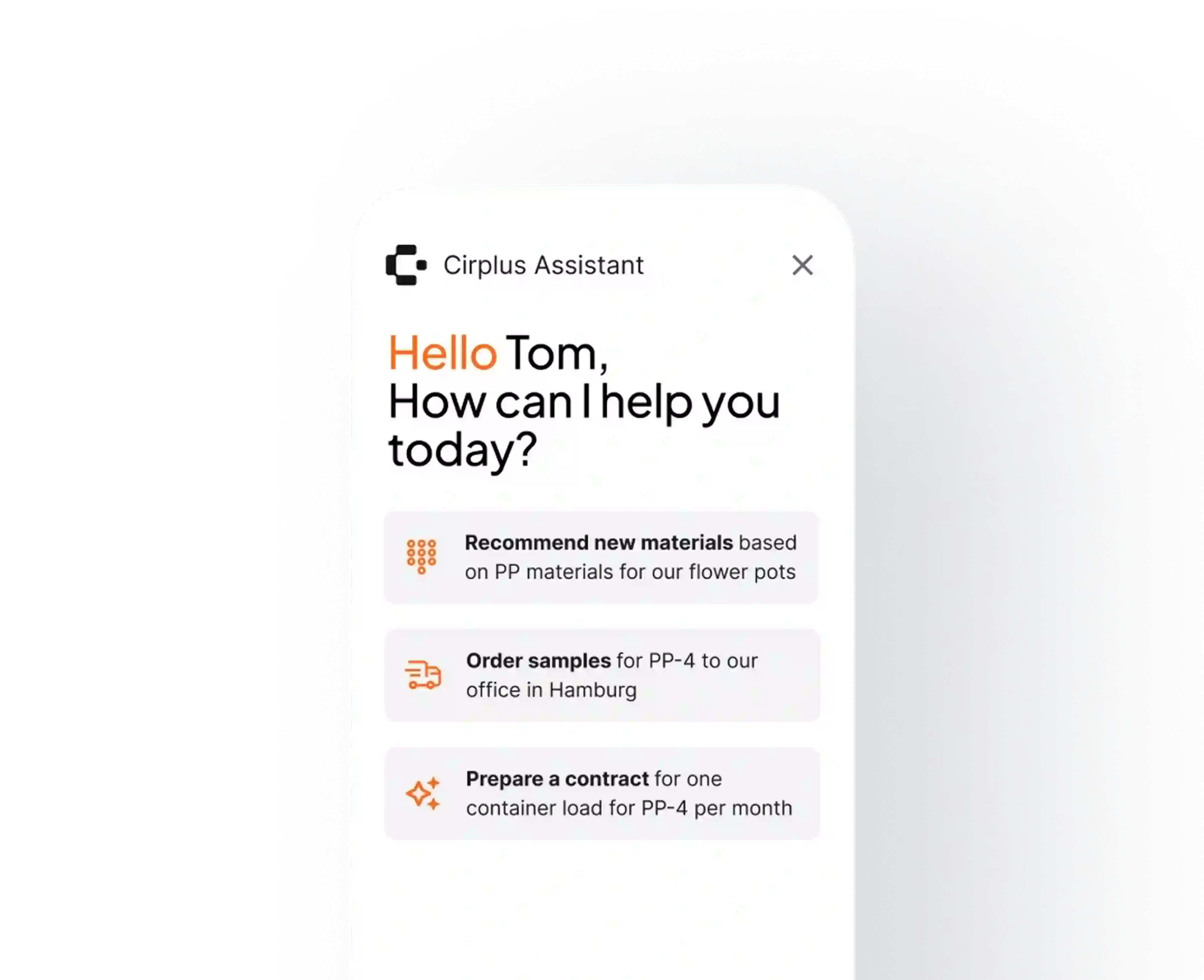 Cirplus AI Assistant Visualization