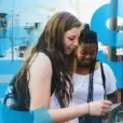 students using till on tour