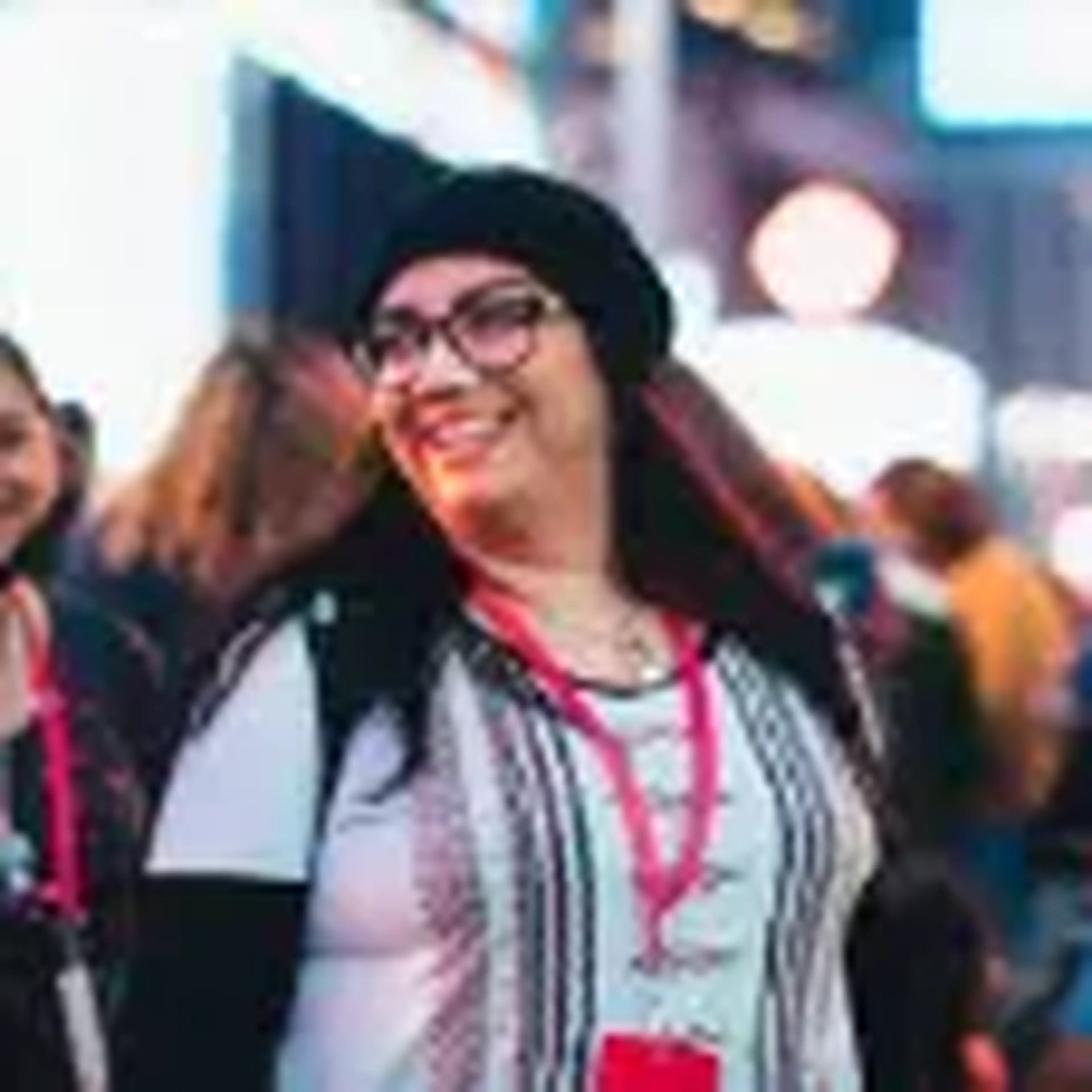 group leader in times square