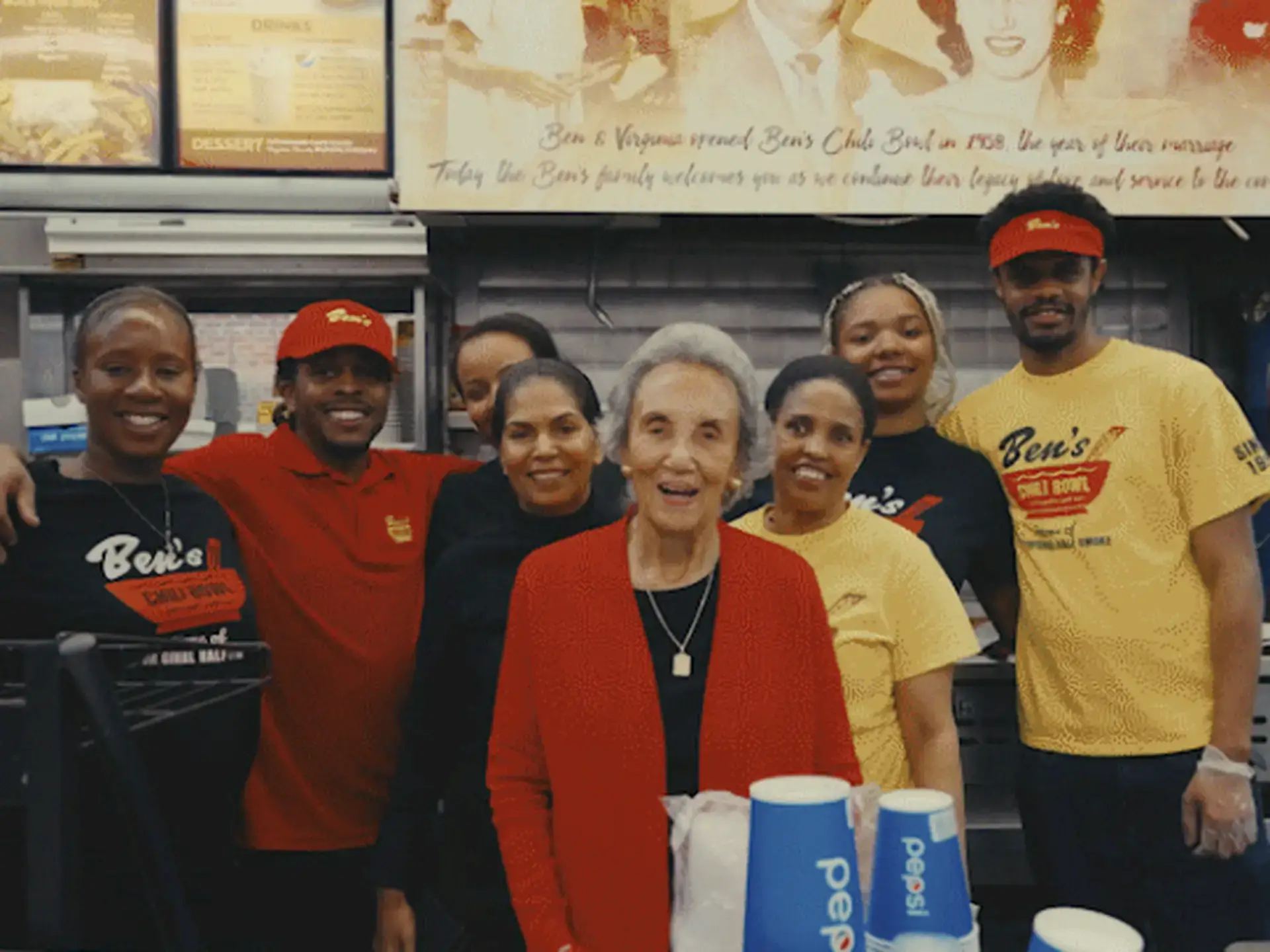 staff at bens chili bowl in dc