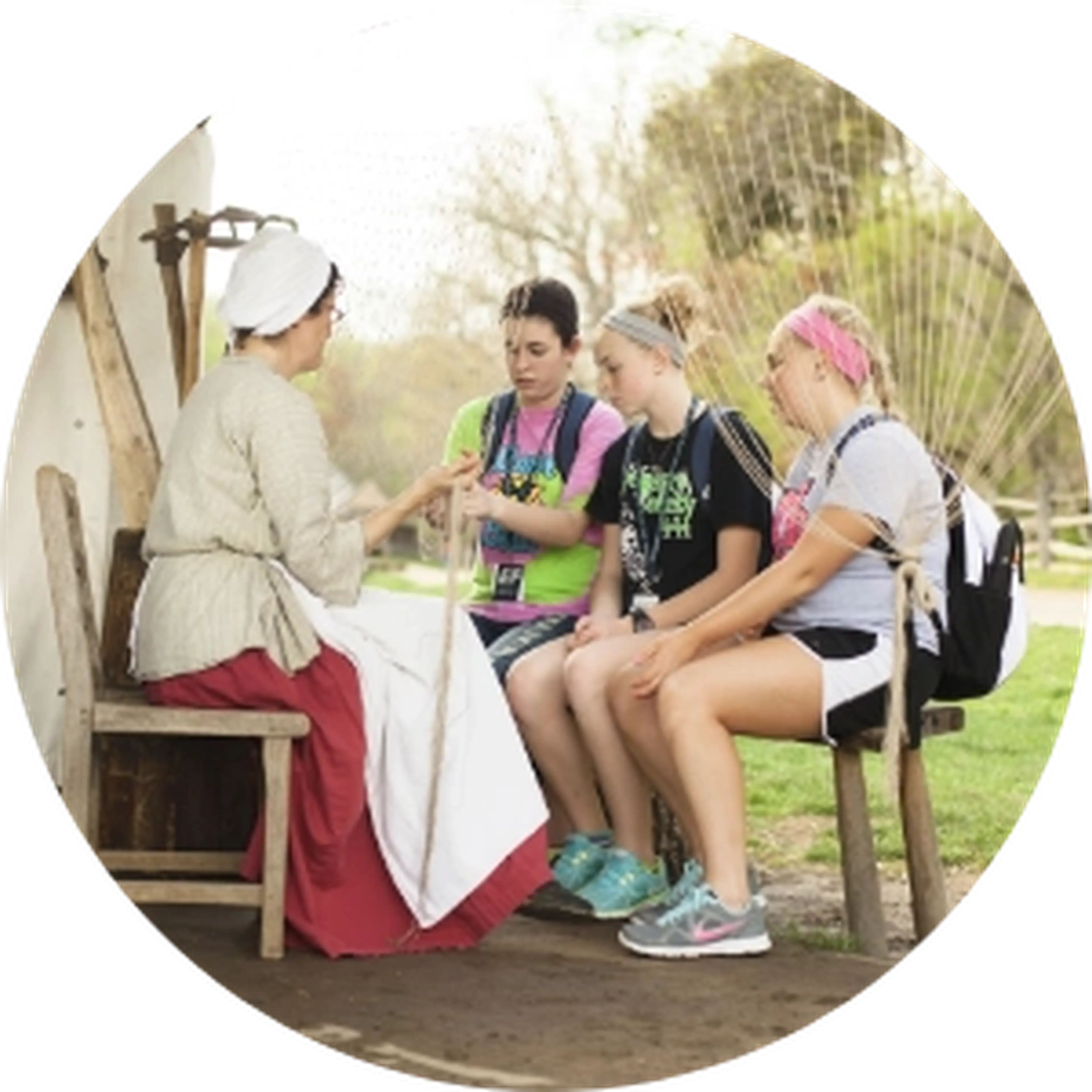 students experiencing history at mount vernon