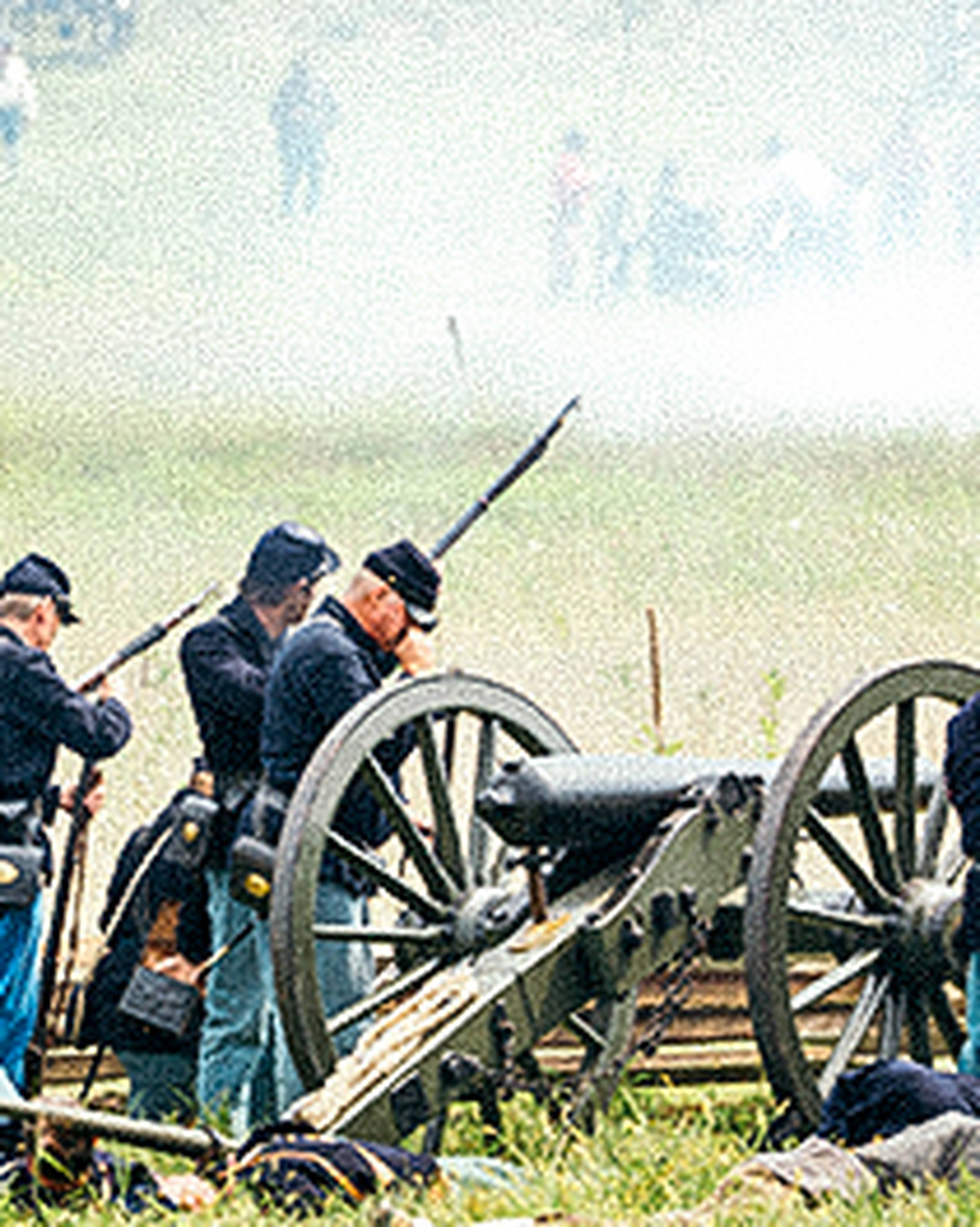 battlefield reenactment gettysburg