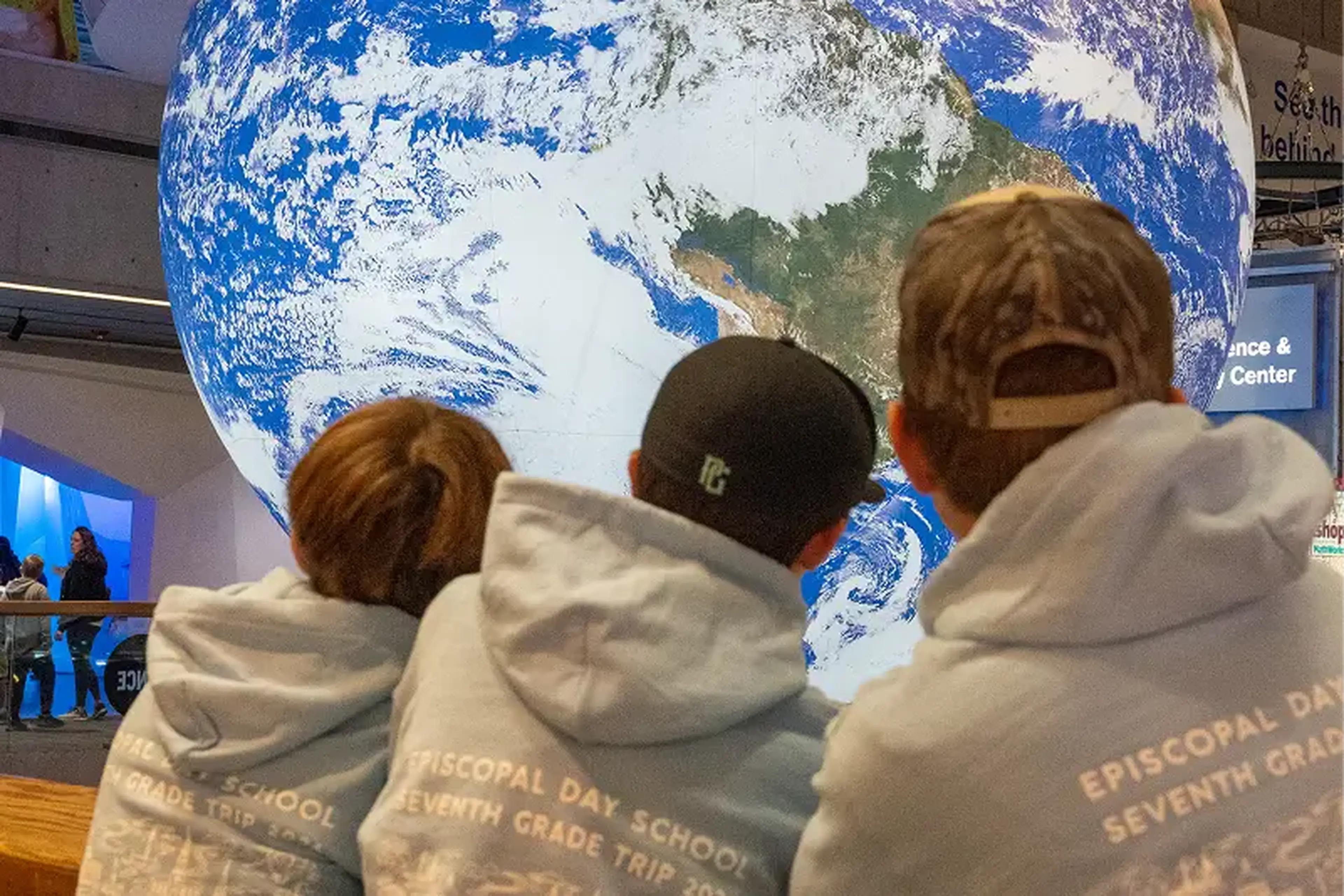 Students at Boston Museum of Science