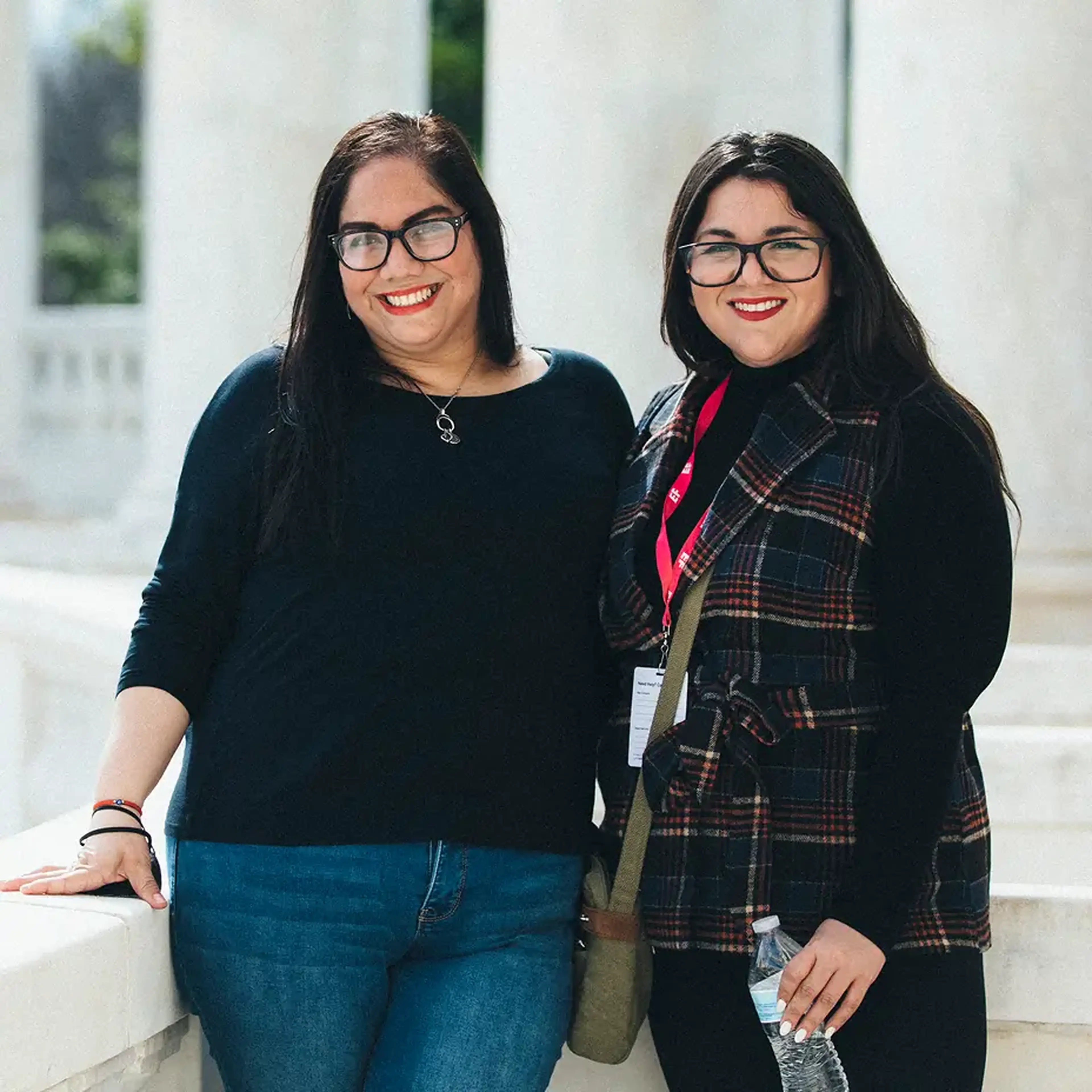 two group leaders on tour in Washington, D.C.