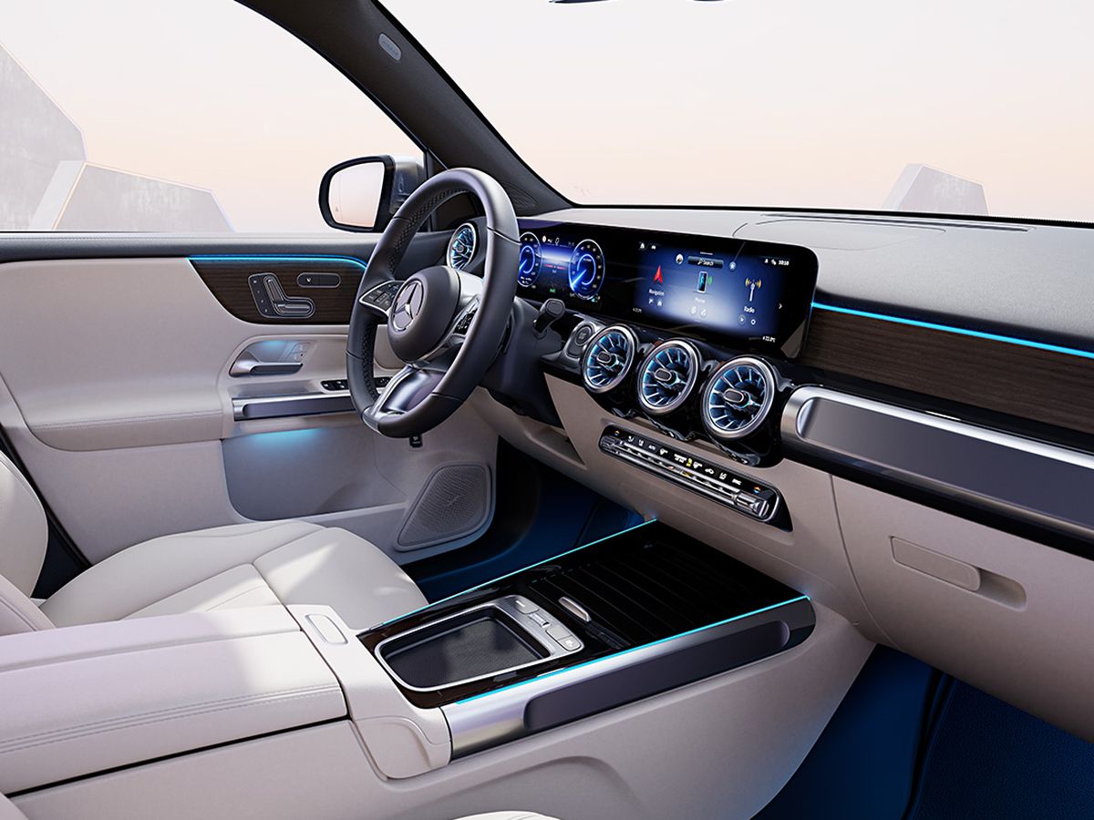 Mercedes-Benz B-klasse interieur voorkant