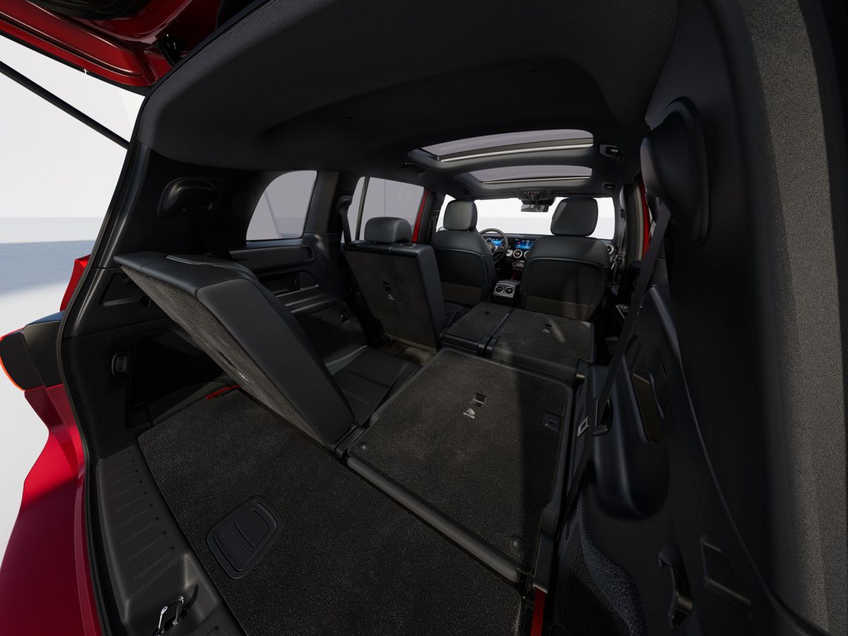 Mercedes-Benz GLB interieur achterkant