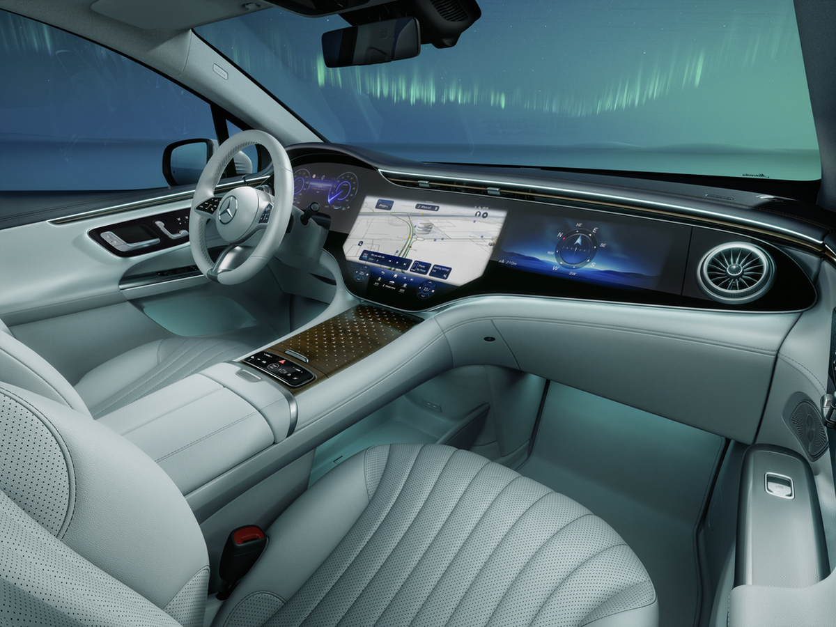 Mercedes-Benz EQE SUV interieur voorkant