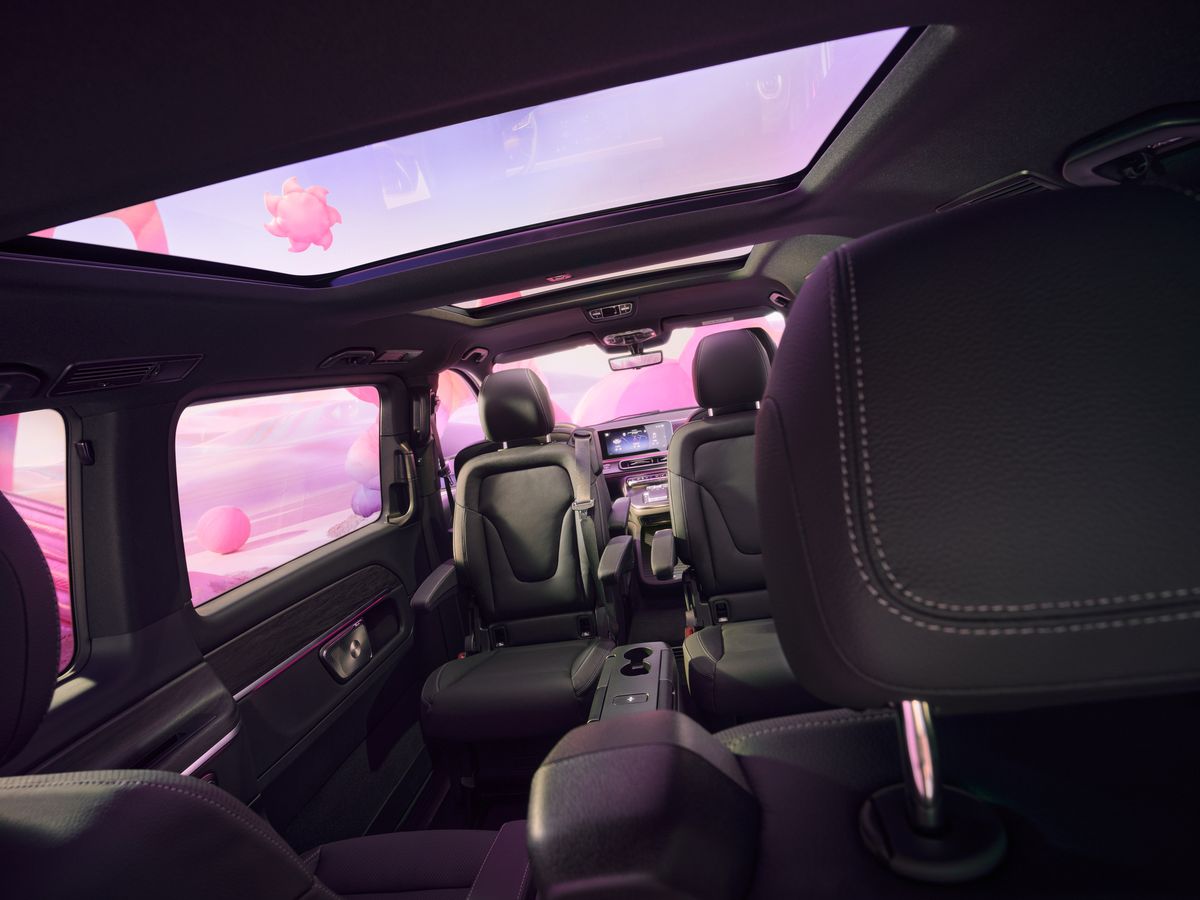 Mercedes-Benz V-klasse interieur