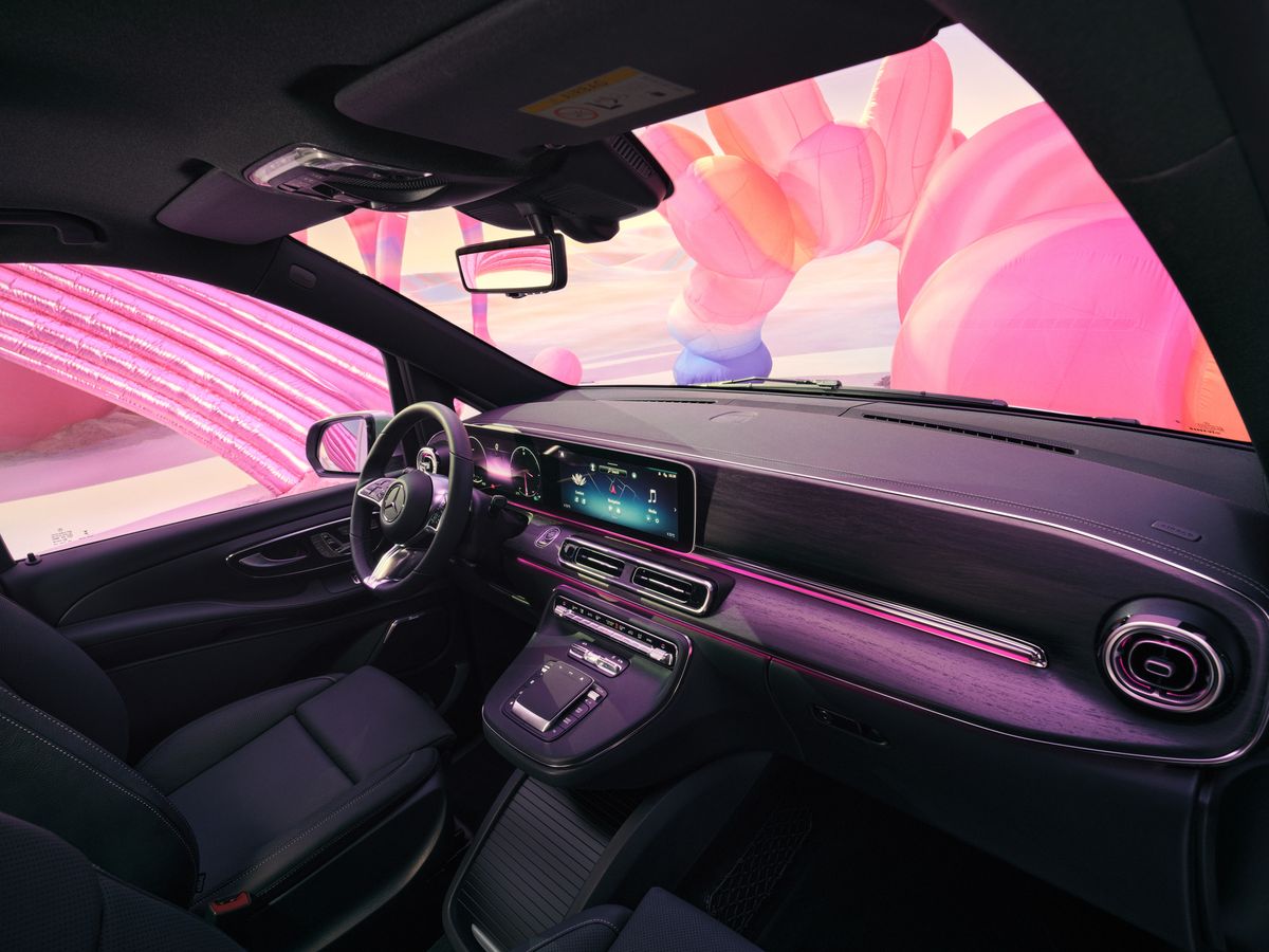 Mercedes-Benz V-klasse interieur