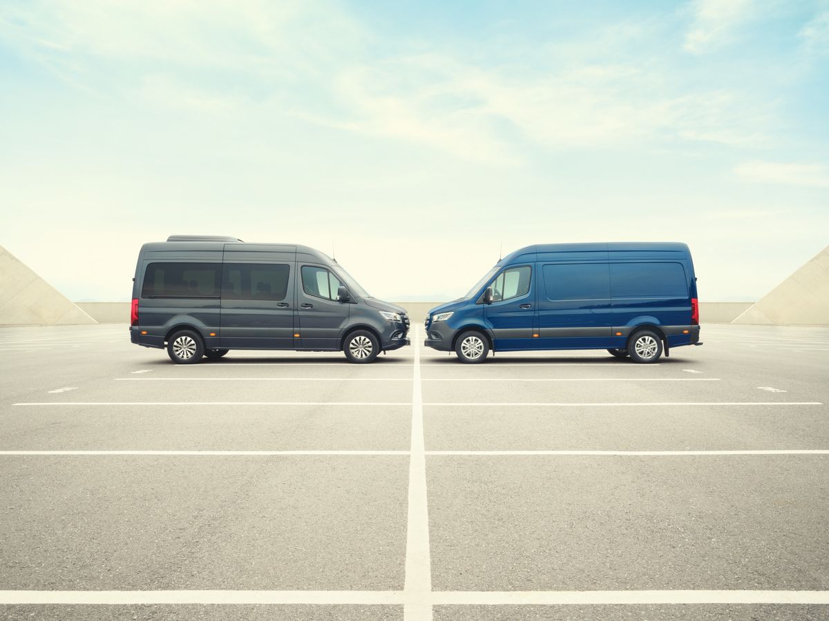 Mercedes-Benz Sprinter zijkant