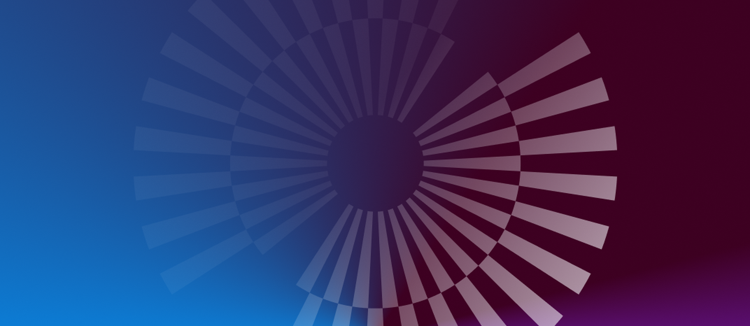 ACT's logo on a gradient background